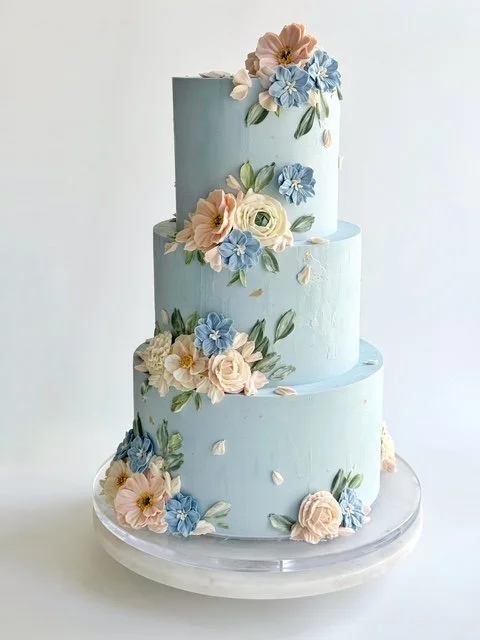 Baby Blue Floral delivered to Rancho Bellasante, Temecula CA