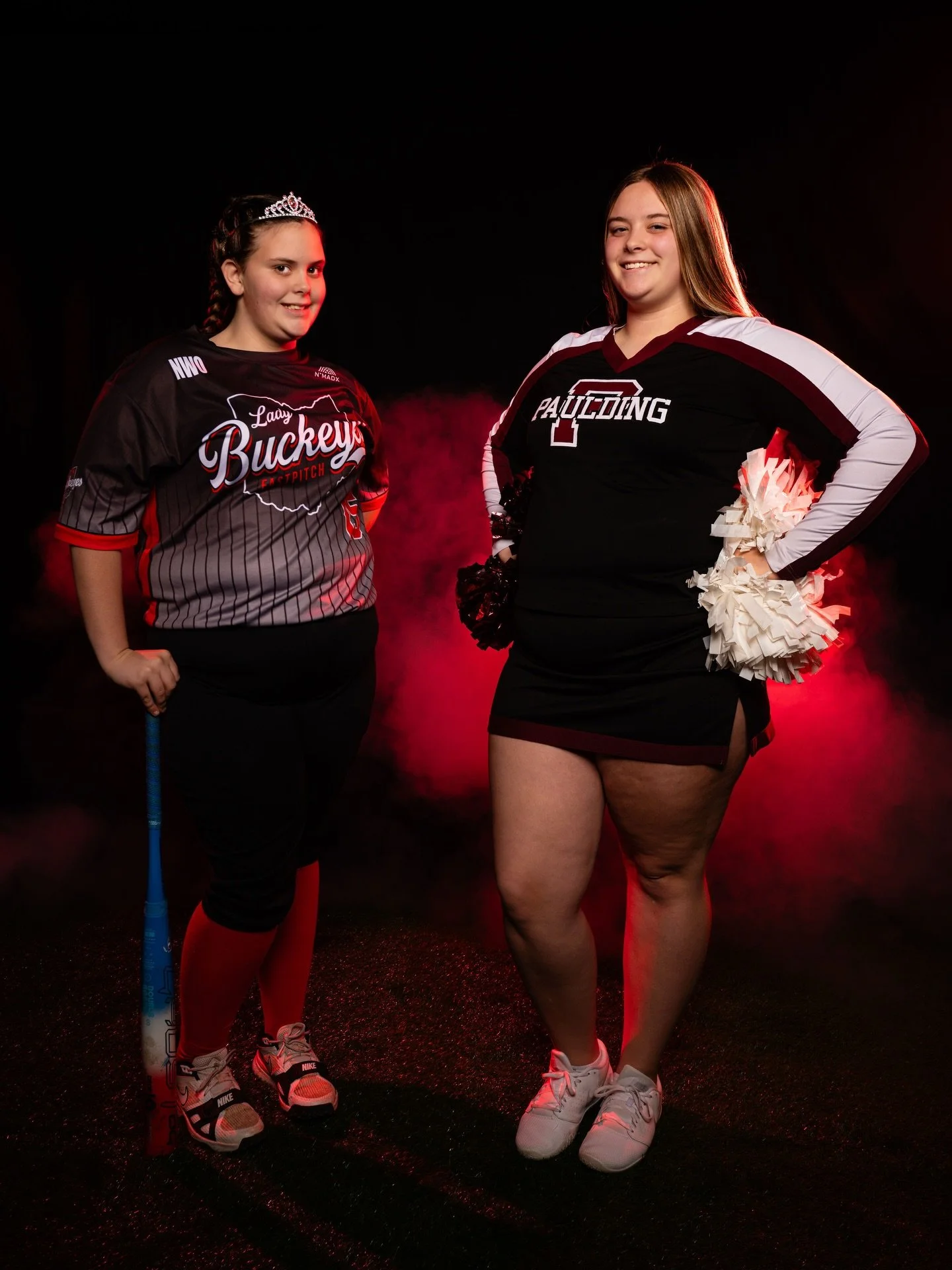 Bailey &amp; Ali Smoke and Fire shoot!! 
#fire #firephotography #sports #sportscenter #softball #cheerleading #sportsphotoshoot #sportsportraits #fireball #godoxlighting #godoxad600 #sportsphotographer📸
