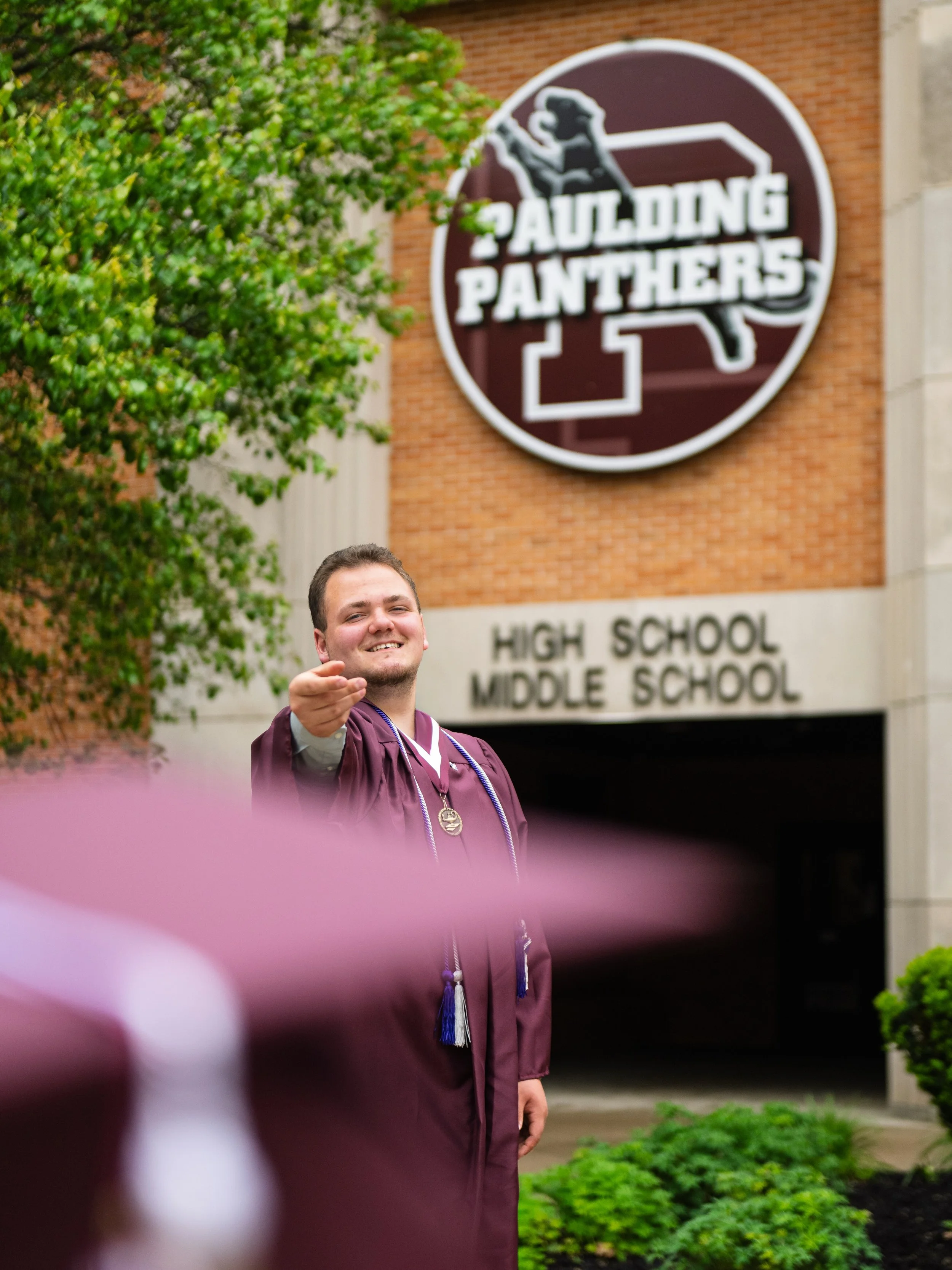 Damien Illif Cap &amp; Gown!! 
Class of 2026!! 
Senior Rep!! 
It has been an honor to capture memories of your senior year!! As this chapter closes the next one begins!! I cannot wait to see what you accomplish next!!