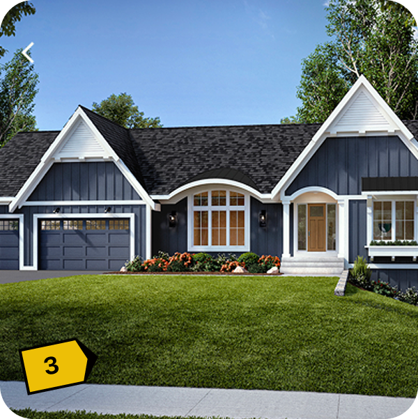 Parade of Homes home with tour number