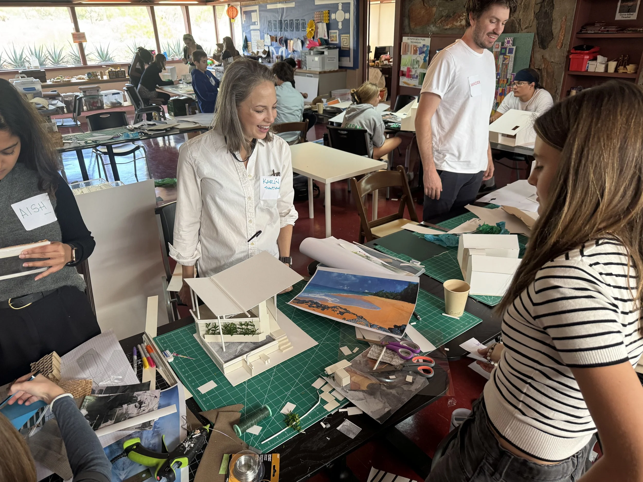 coLAB studio facilitates the Teen Architecture Workshop at Taliesin