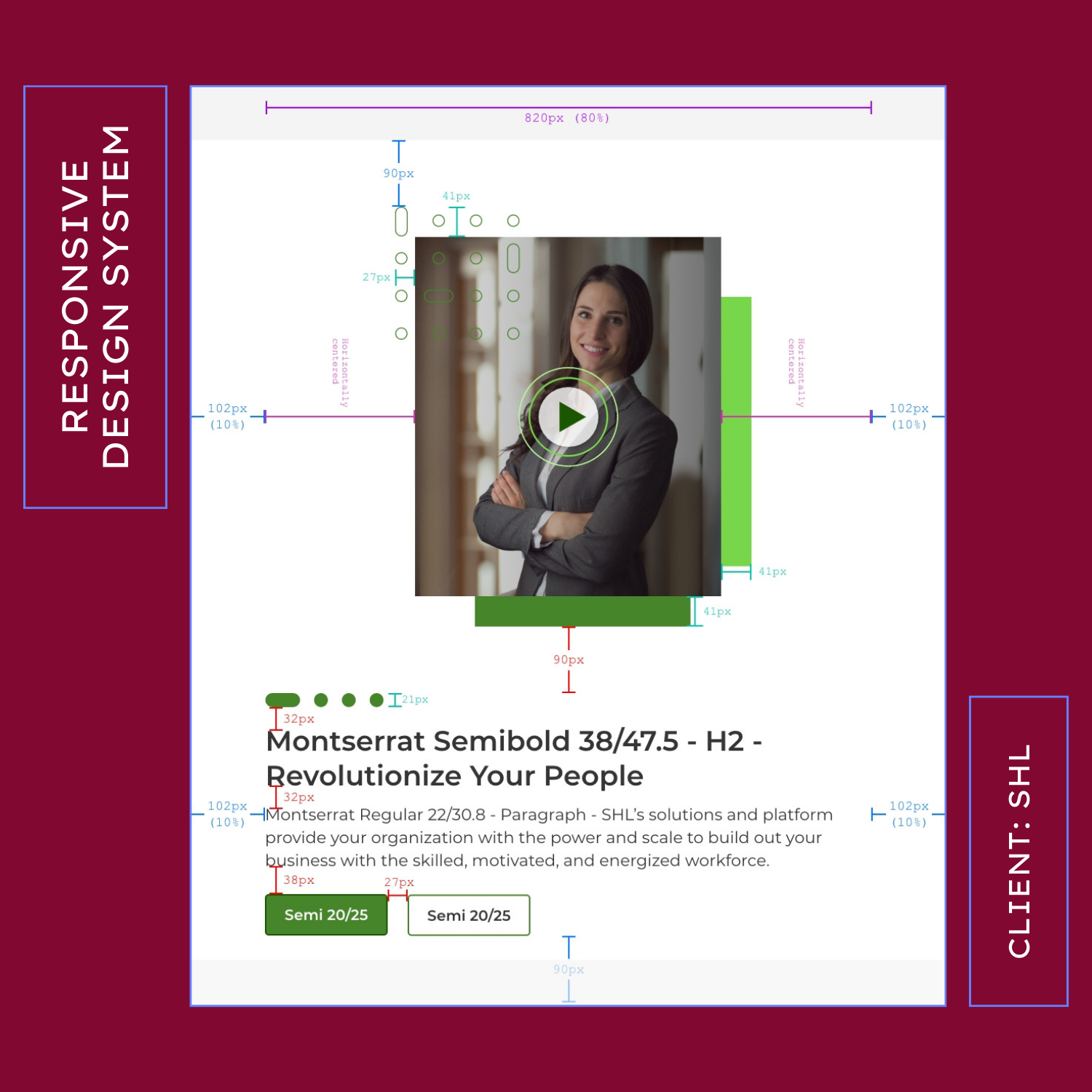 SHL Website Refresh: Responsive Design System