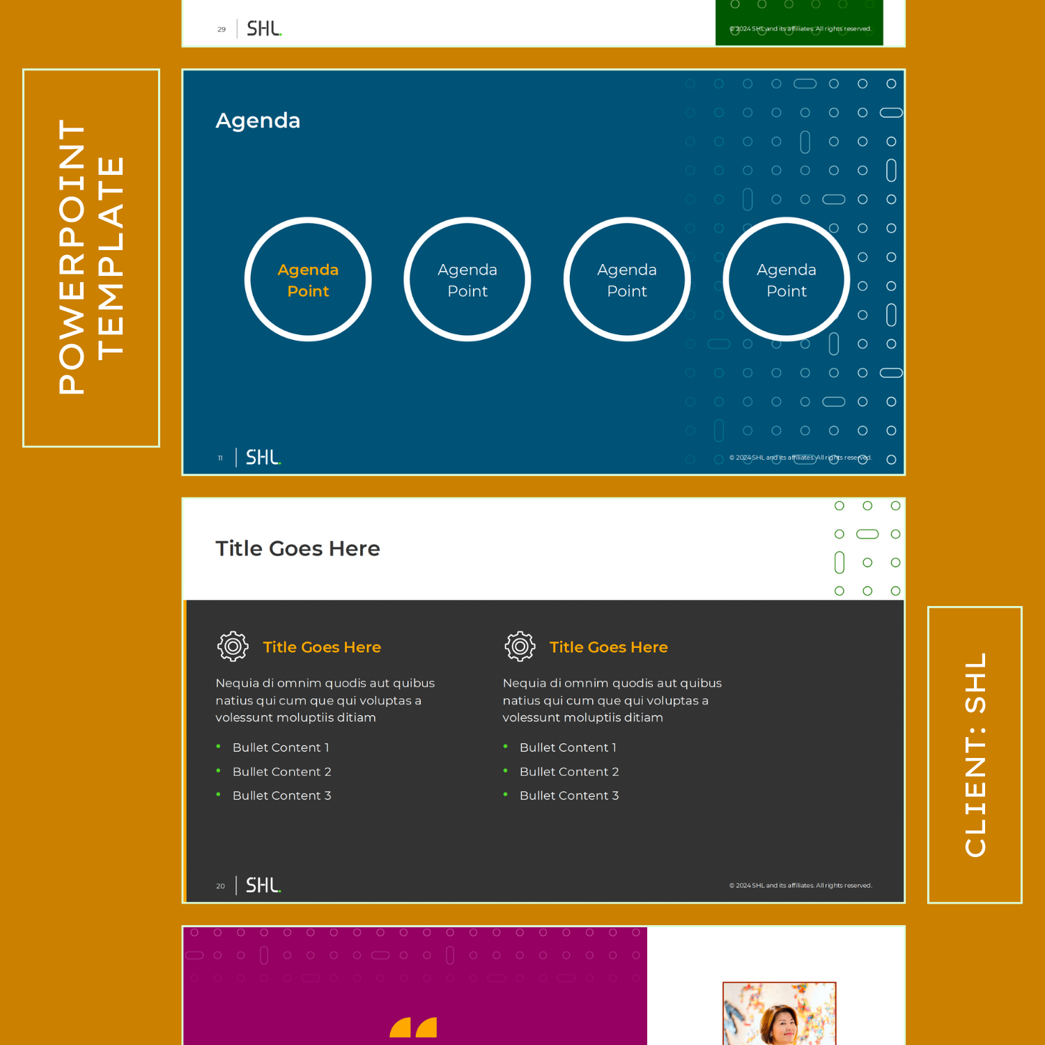 SHL Brand Refresh: PowerPoint Template