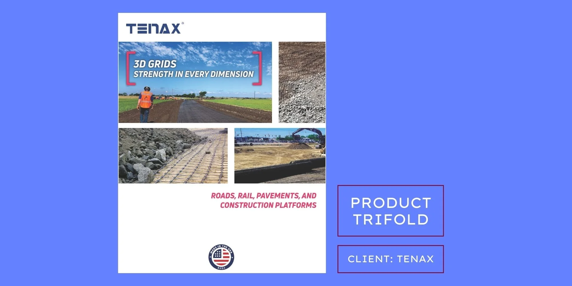 Cover of Tenax 3D Grid Trifold
