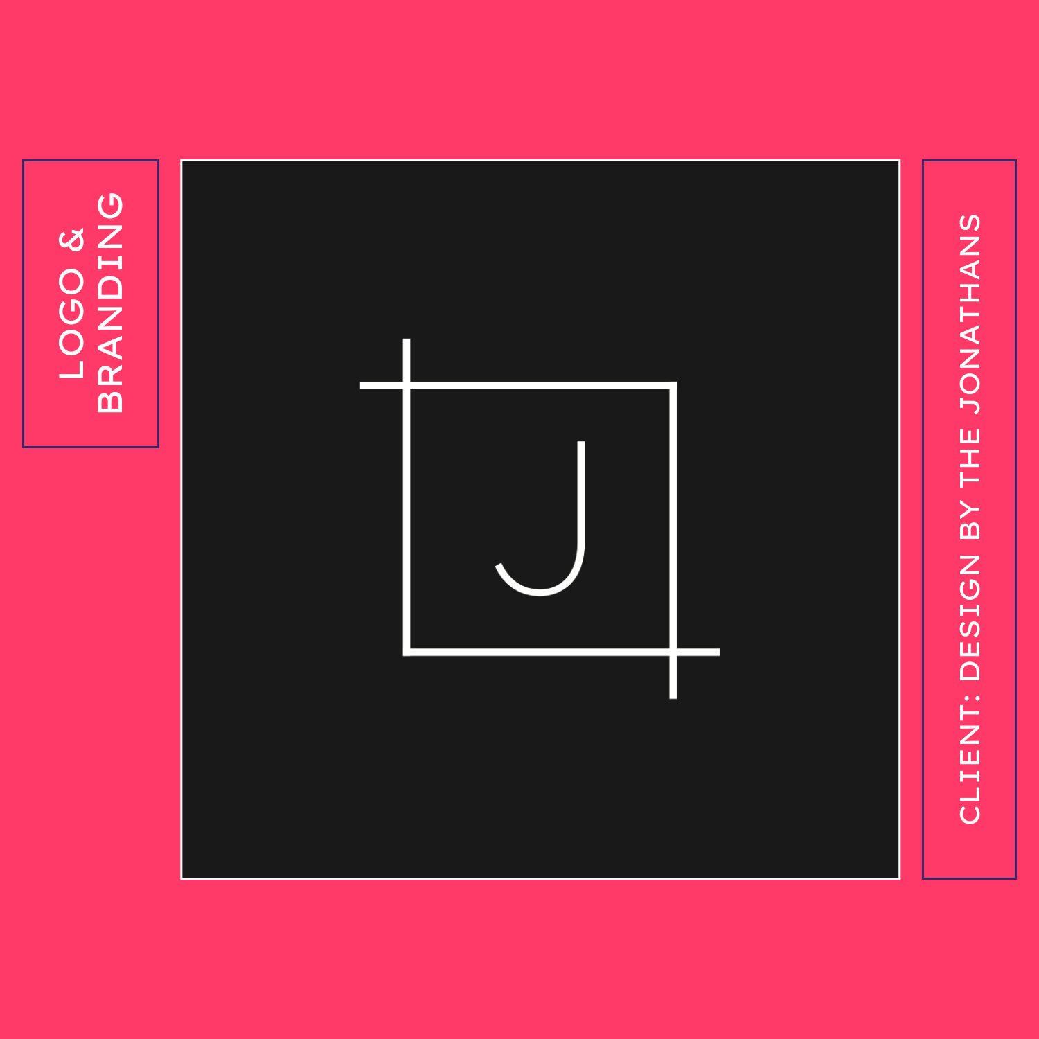 Design by The Jonathans black and white logo design project page thumbnail