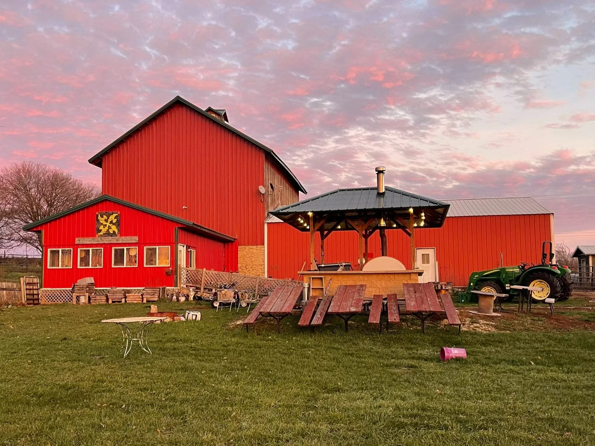 Double B Farm Red farmhouse and farm store