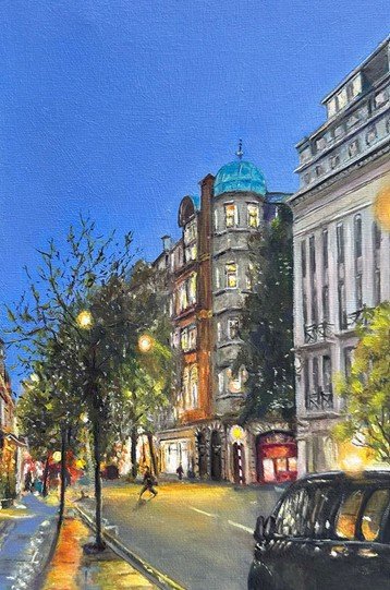 Great Portland Street - Painting by Bassam Andari.jpg