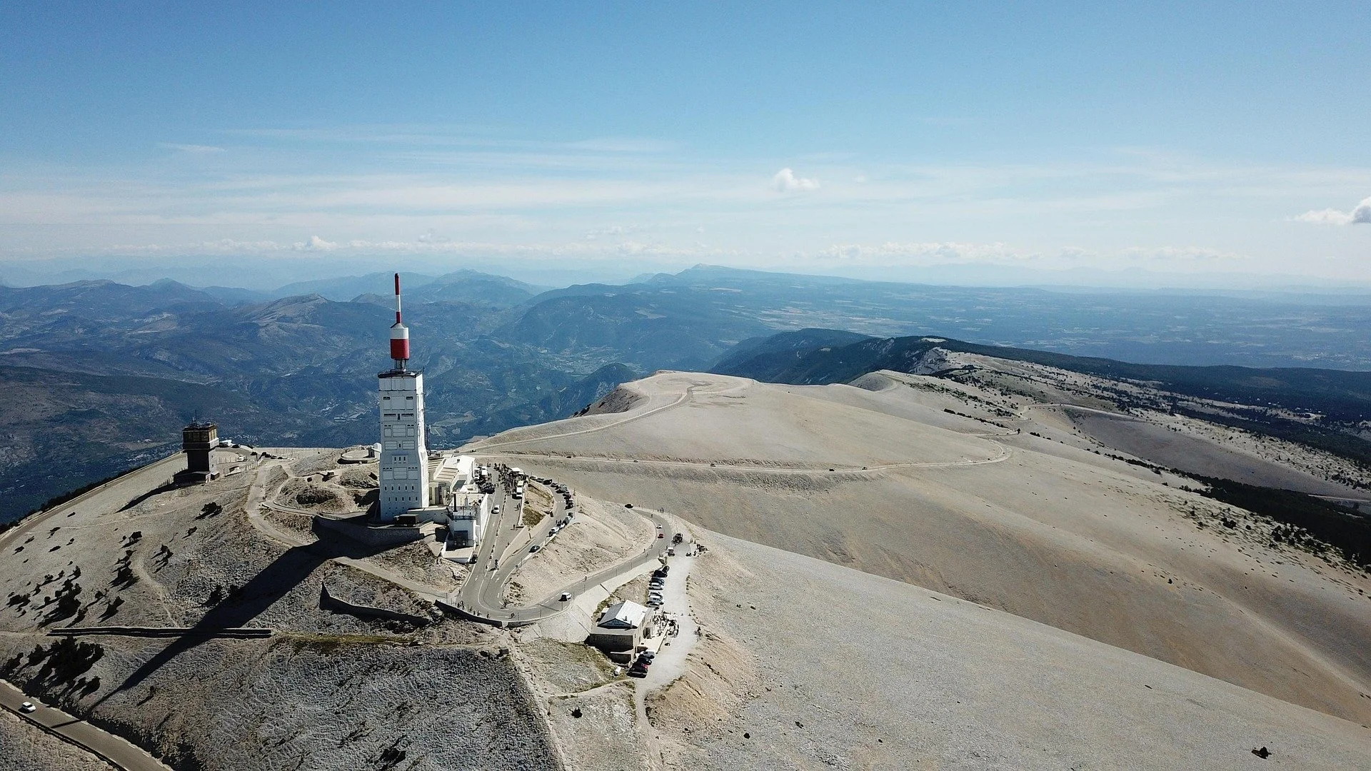 Vue du sommet du Mont Ventoux