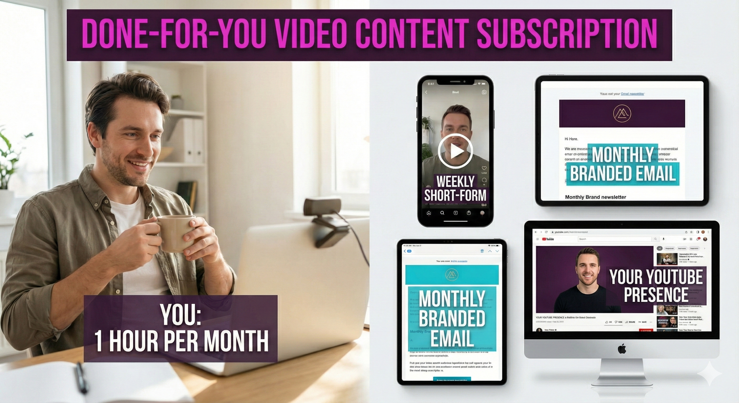 Done-For-You Video Content Subscription