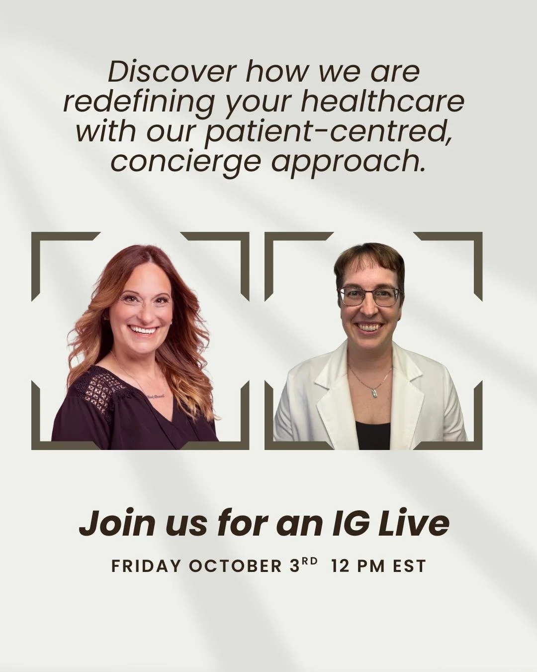Countdown is on! ✨

Our IG Live with @fityourstyle  is just ONE WEEK away. Mark your calendars for October 3rd at 12pm EST if you haven't done so already.

We&rsquo;ll be talking about how Quest 4 Health is redefining healthcare with our personalized