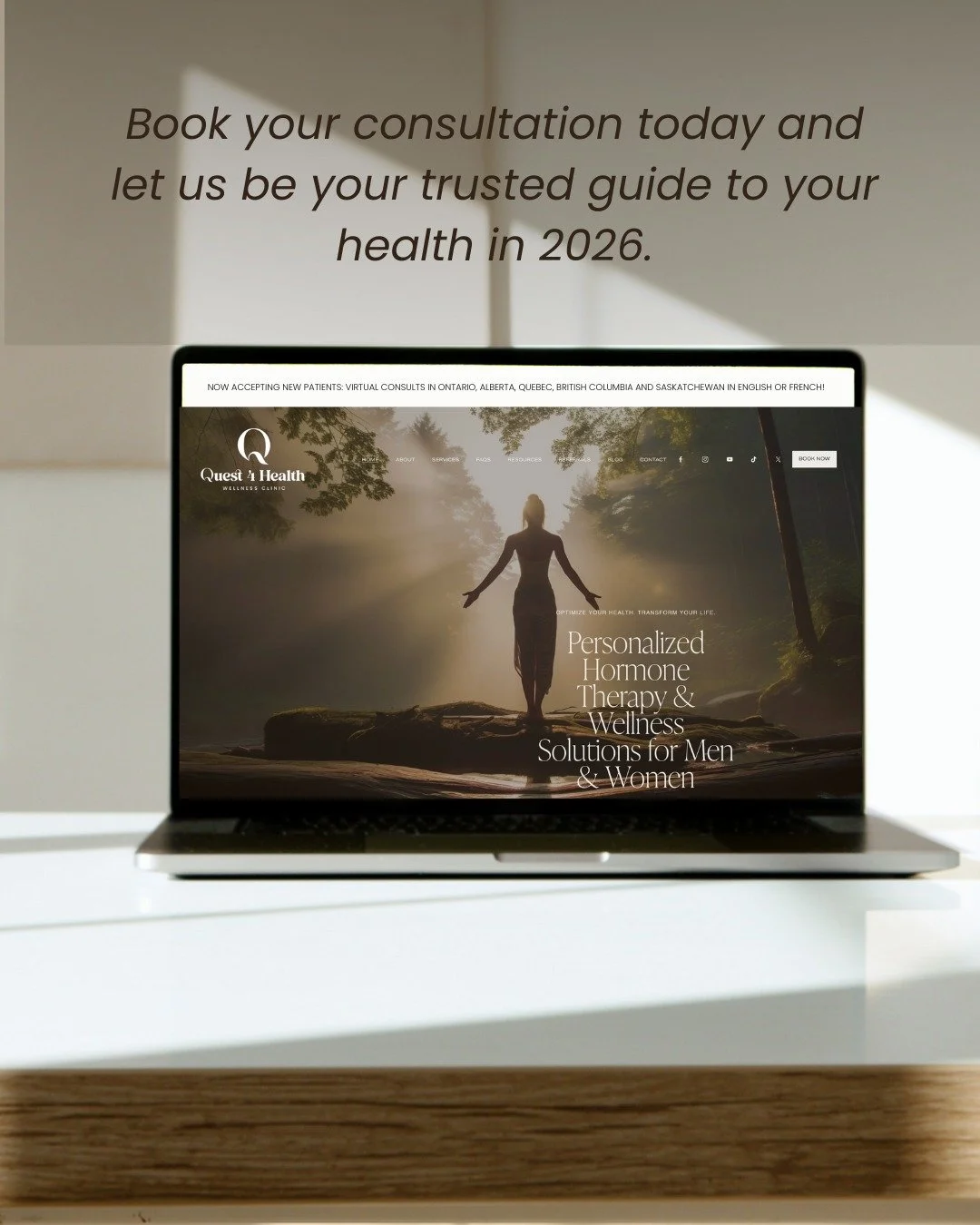 Step into 2026 with the support you deserve.

Book your consultation today and let Quest 4 Health be your trusted guide on your wellness journey.

Your health. Your balance. Your year.

#Quest4Health #WellnessJourney #HormoneHealth