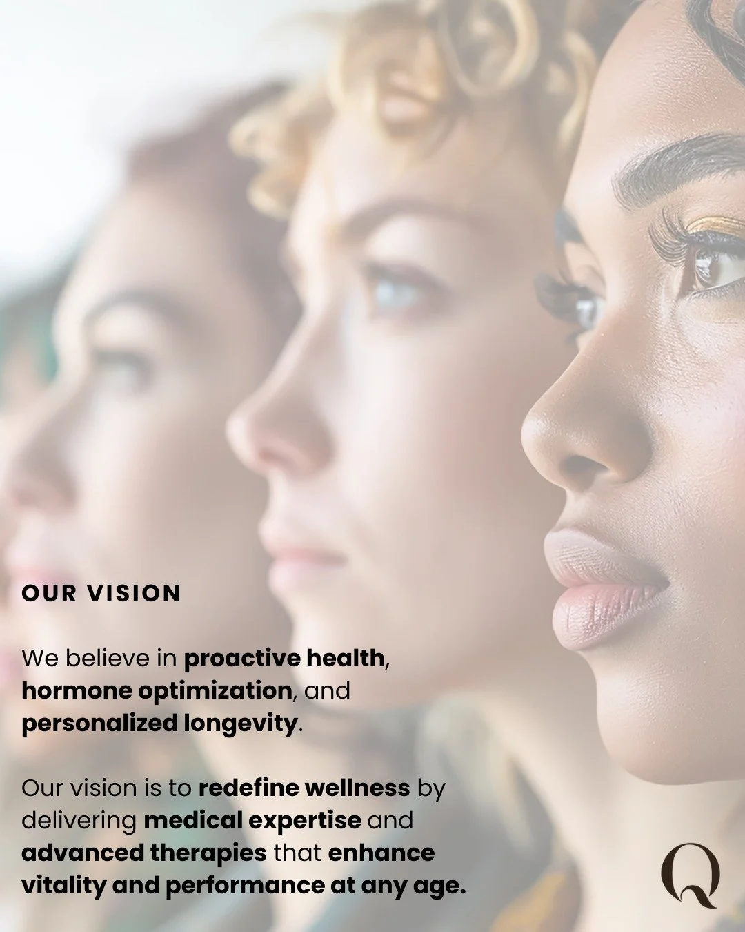 Our Vision

Proactive health.
Hormone optimization.
Personalized longevity.

At Quest 4 Health, we&rsquo;re redefining wellness through medical expertise and advanced therapies designed to enhance vitality and performance at any age.