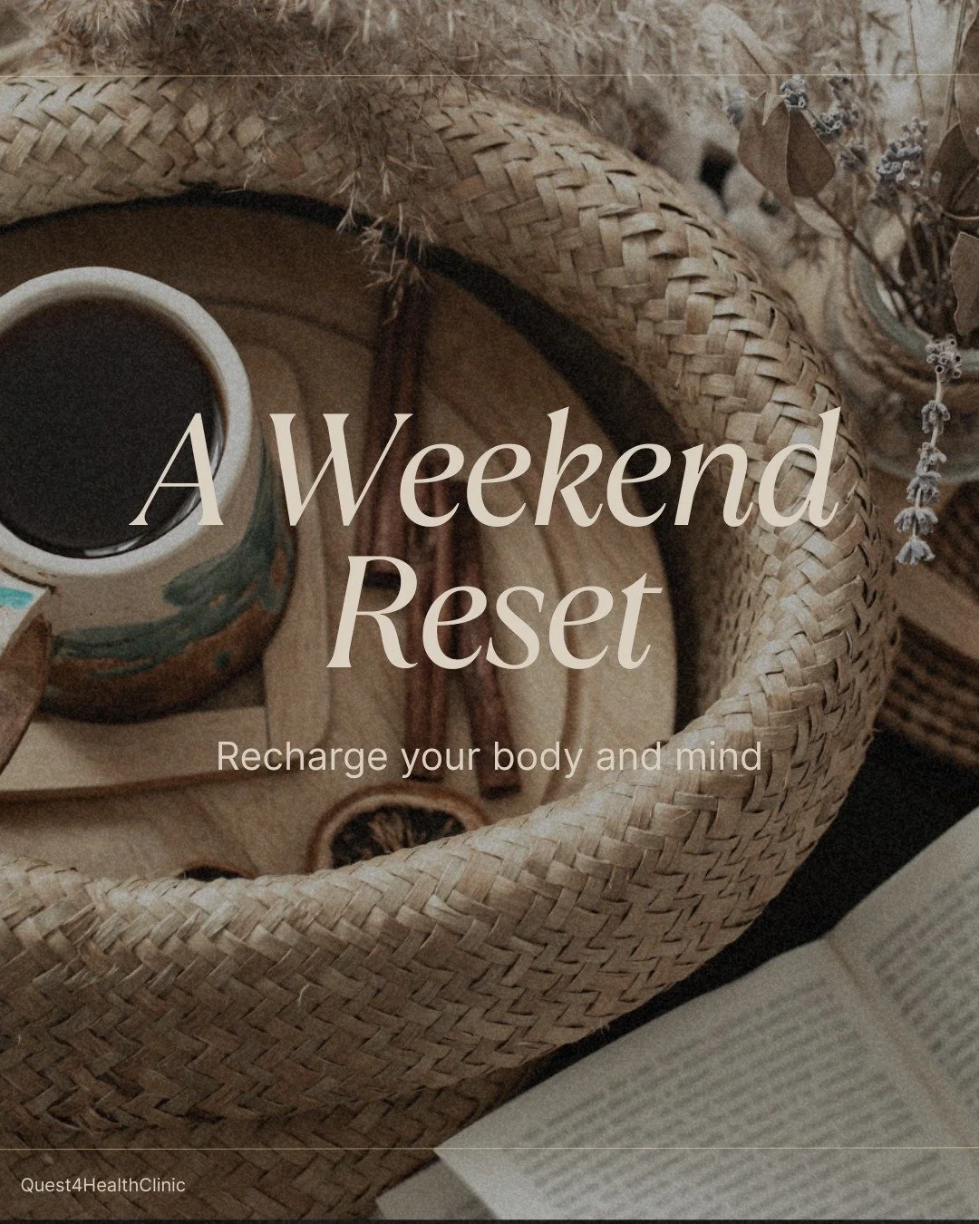 Your weekend reset starts here 🌿✨

We&rsquo;re getting ready to release a free resource from Quest 4 Health; simple, intentional steps to help you recharge and feel your best.

Coming soon 👀

#Quest4Health #WeekendReset