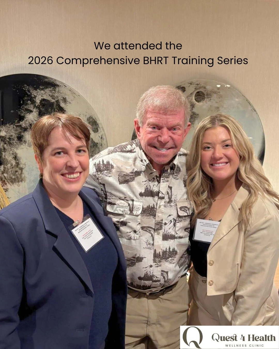 Continuing education is at the heart of what we do.

Our team recently attended the 2026 Comprehensive BHRT Training Series, led by Neal Rouzier, where we deepened our understanding of the medical literature supporting bioidentical hormone replacemen