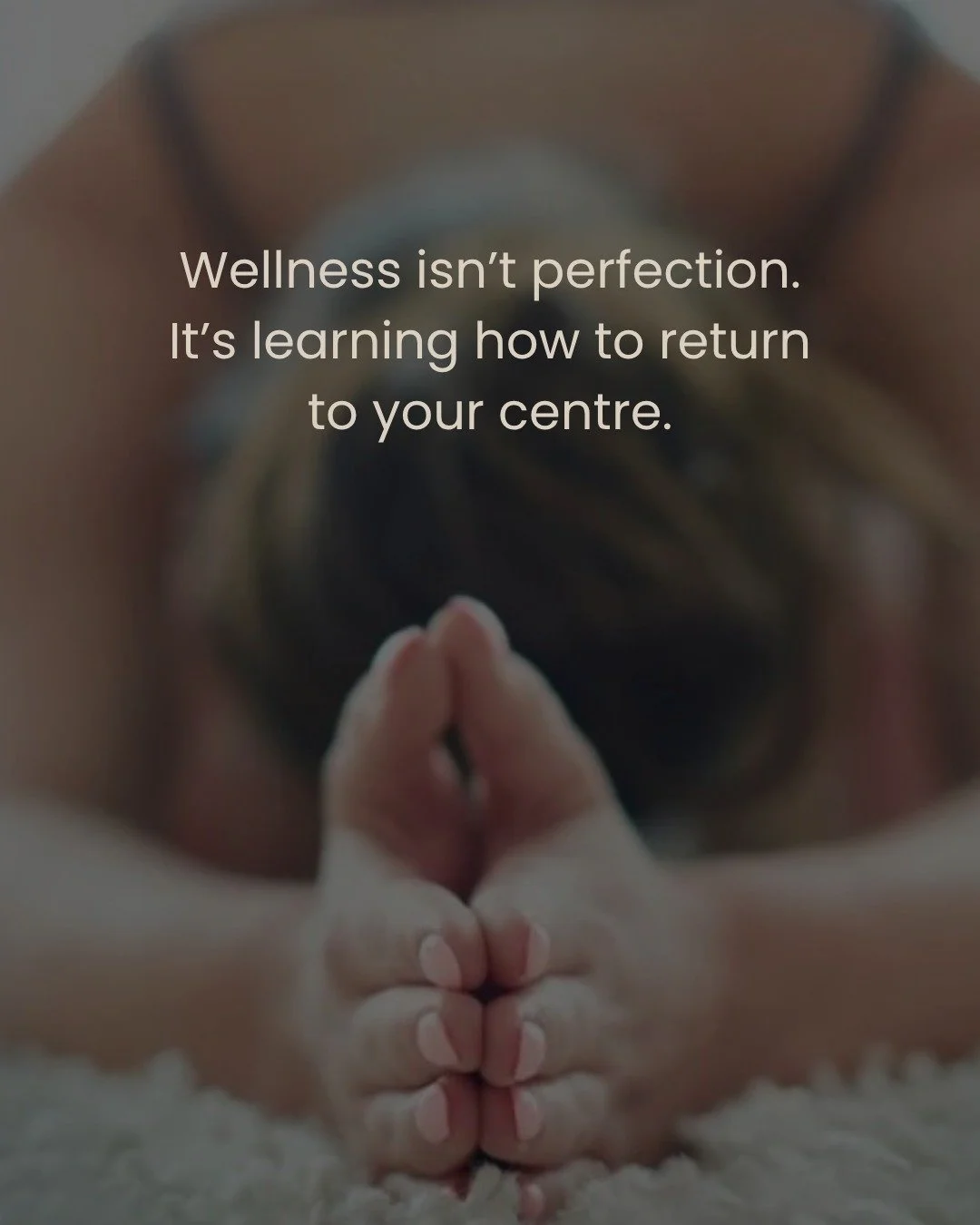 Wellness isn&rsquo;t perfection.

It&rsquo;s learning how to return
to your center. 💛

#Quest4Health #WellnessJourney