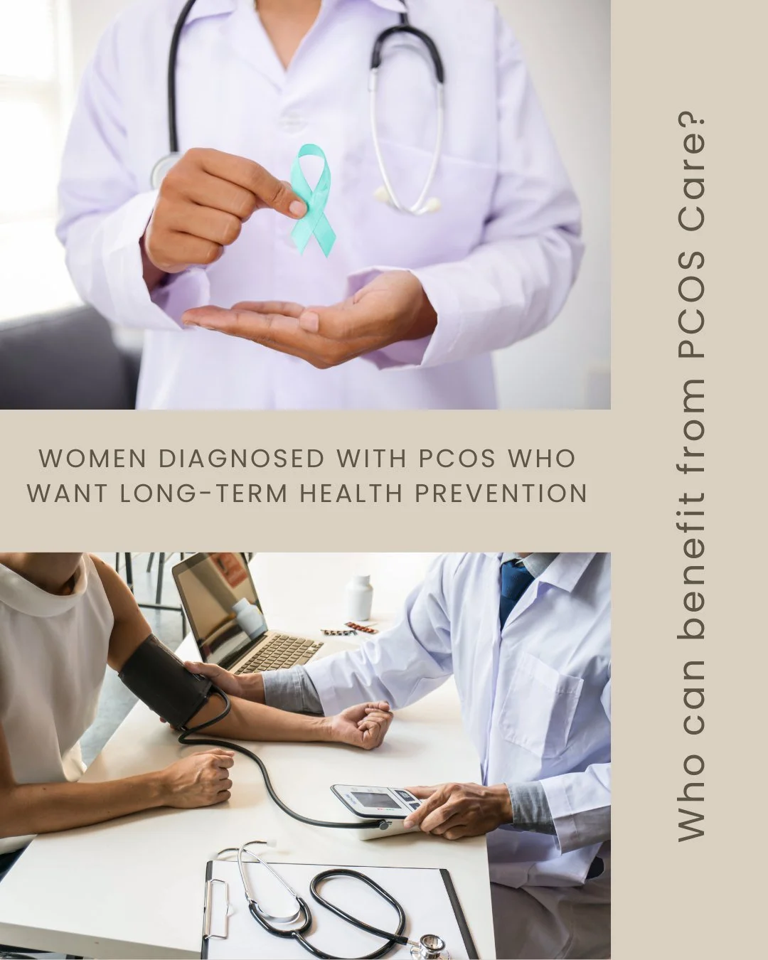 PCOS impacts more than cycles.

It is associated with increased risks of insulin resistance, type 2 diabetes, cholesterol imbalances, and cardiovascular disease.

Early and ongoing care can play an important role in supporting long-term metabolic and