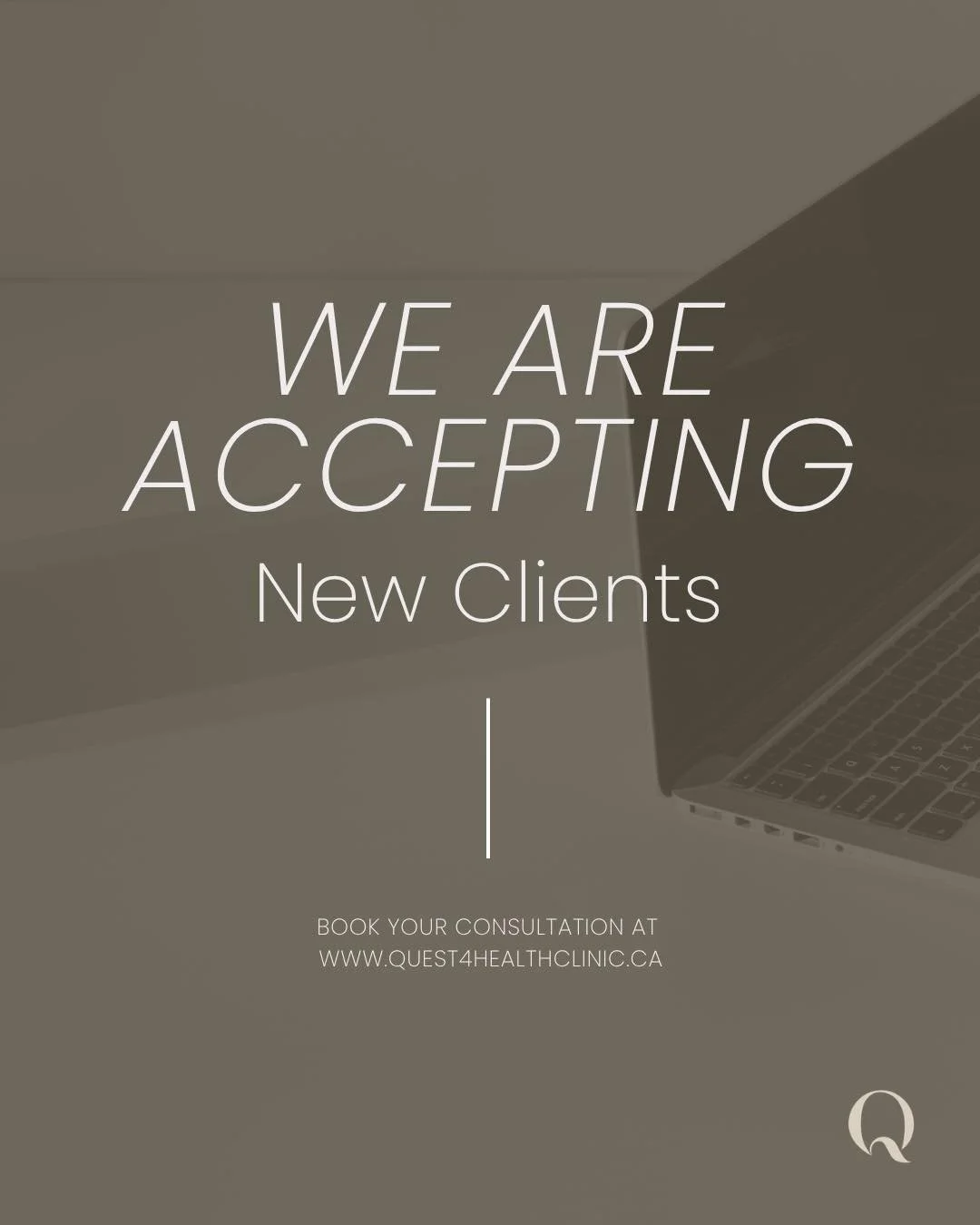 Hello October! 

We are now accepting new patients in Ontario, Quebec, Saskatchewan, Alberta and BC.

Let's connect and start your wellness journey, we would love to hear from you.