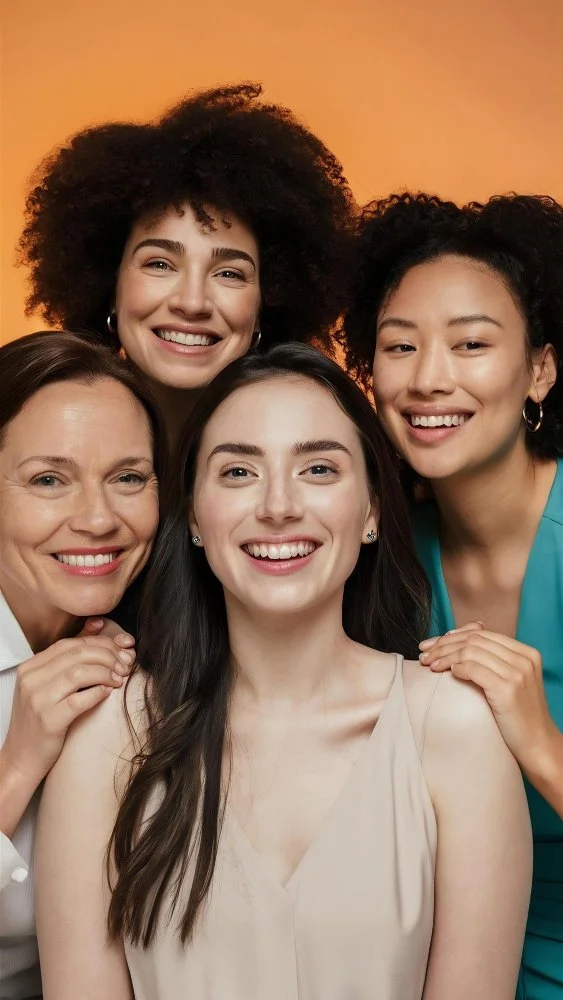 Women of different ages and backgrounds representing PCOS hormone and metabolic health care.