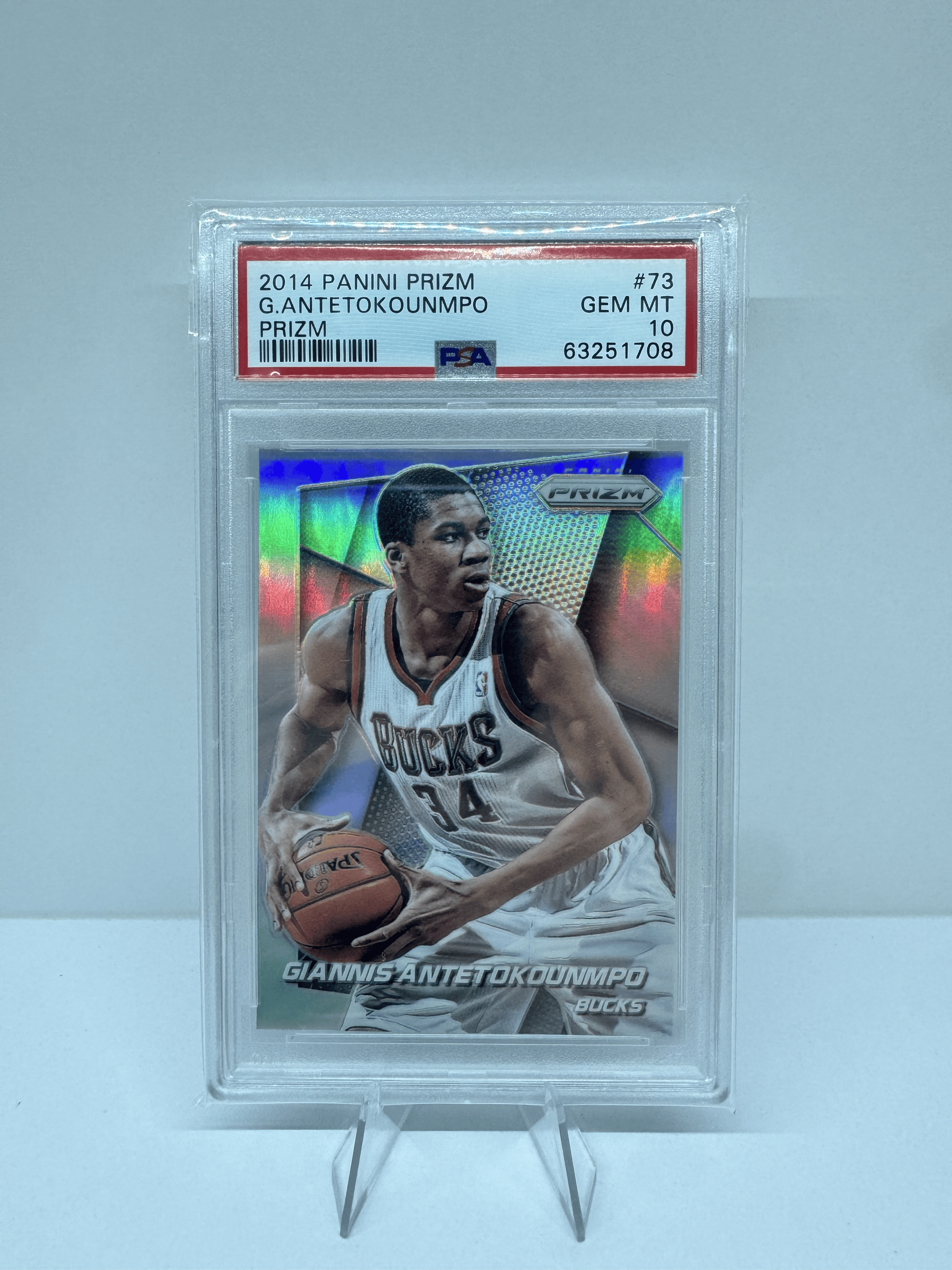 Giannis Antetokounmpo Silver Prizm 2014-2015 Second Year