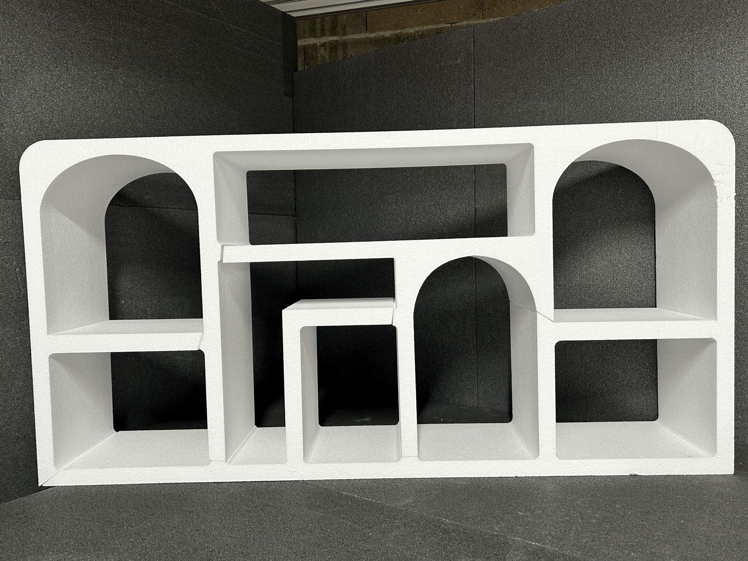 Bibliothèque en polystyrène expansé à enduire Modèle Ellis