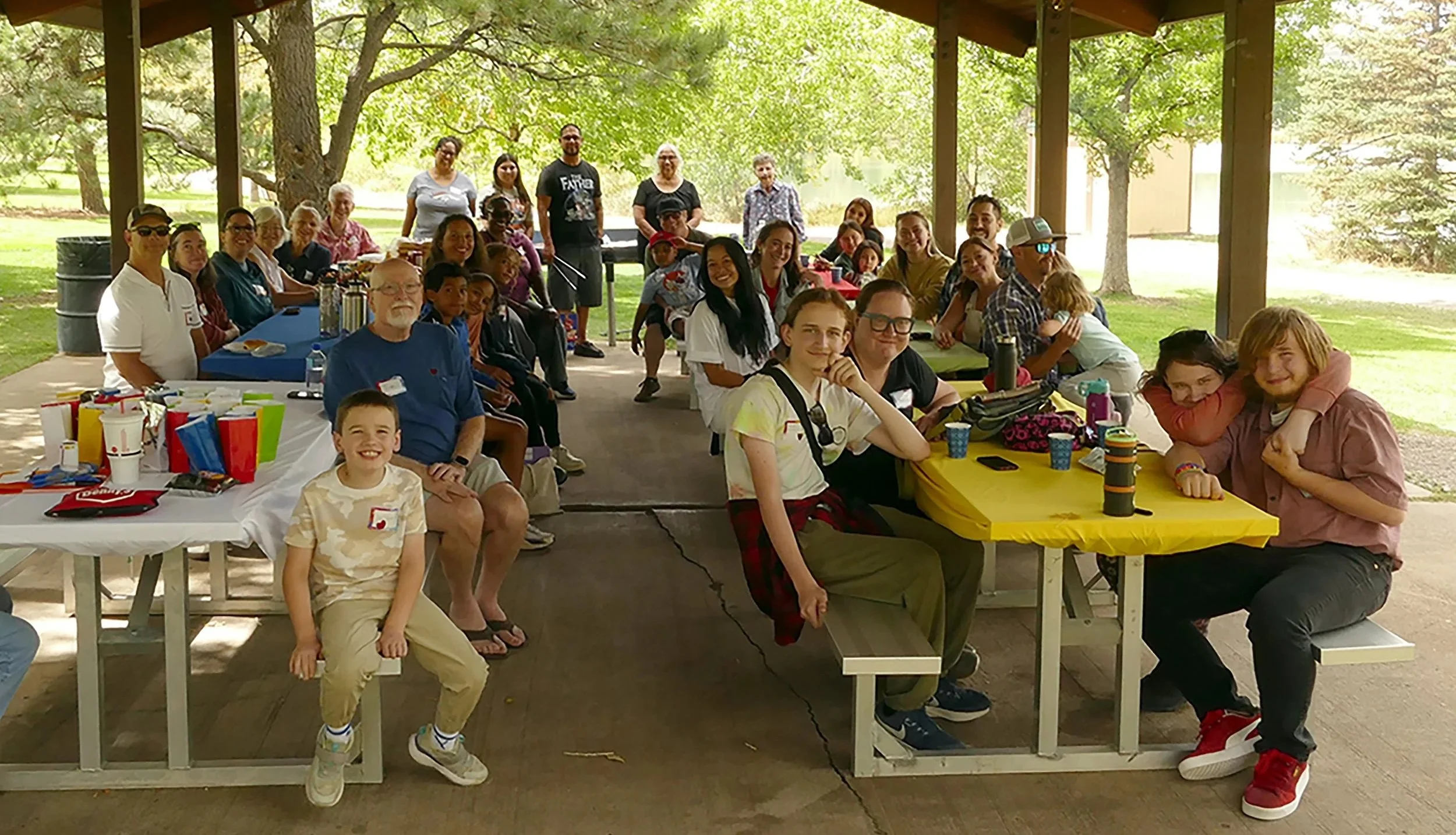 Photo of the families and children in attendance for the 2025 Jade Kids Nature Outing in the Park.