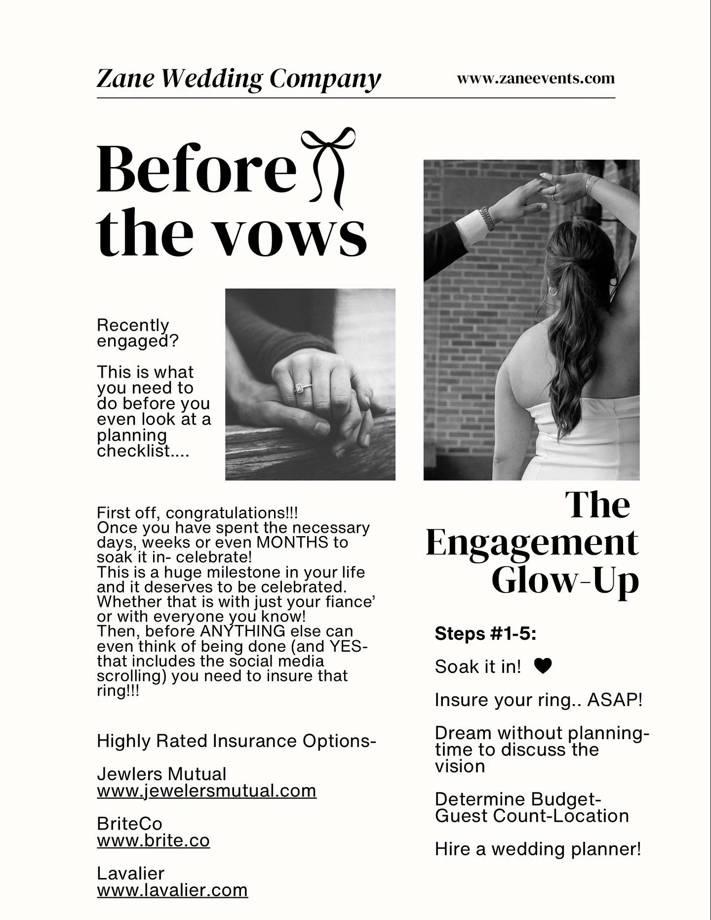 Recently engaged??? Welcome to the era of &ldquo;I can&rsquo;t decide, send help.&rdquo; 😂💍
But seriously&mdash;CONGRATS!!

Let us help you&hellip; in all the ways! 

Want us to celebrate you? Drop a 💍 in the comments! 

Want us to hype you up? Dr