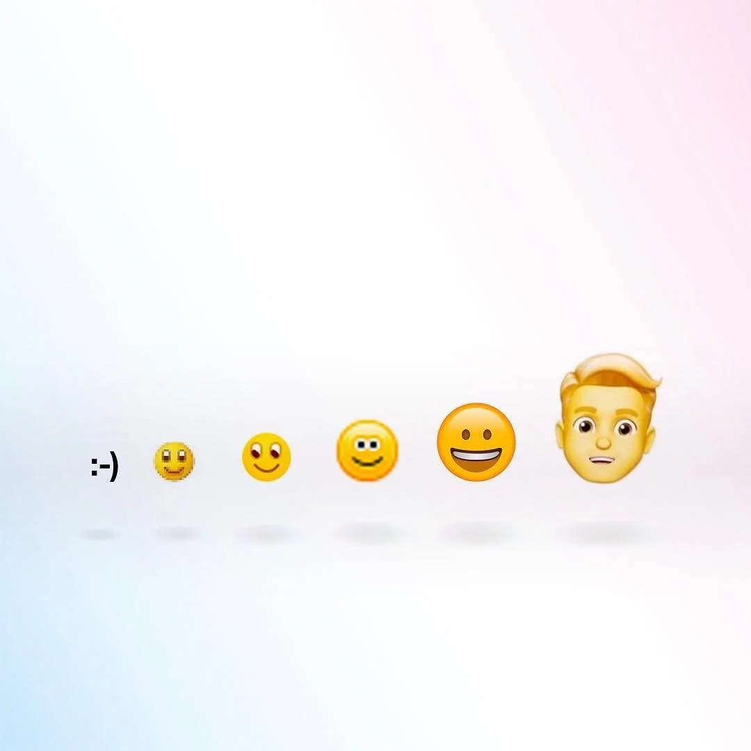 evolution.

#smiley #emoticon #emoji #animoji