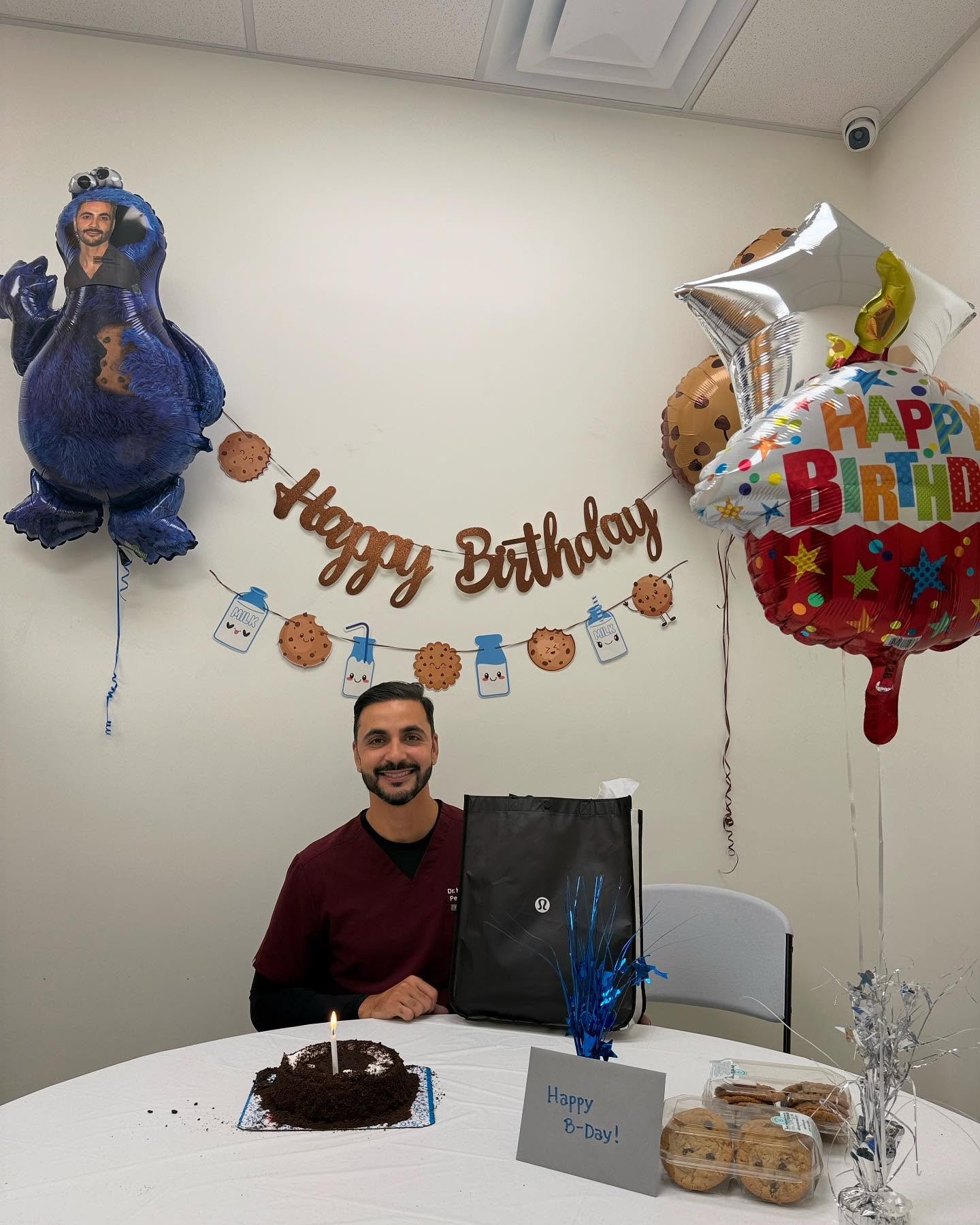Happy Birthday Dr. Kereem! Wishing you the happiest of birthdays from all of us at the office! Thank you for being such a cool boss and for creating such a fun, supportive and positive environment for all of us! We’re super grateful for you. Wi
