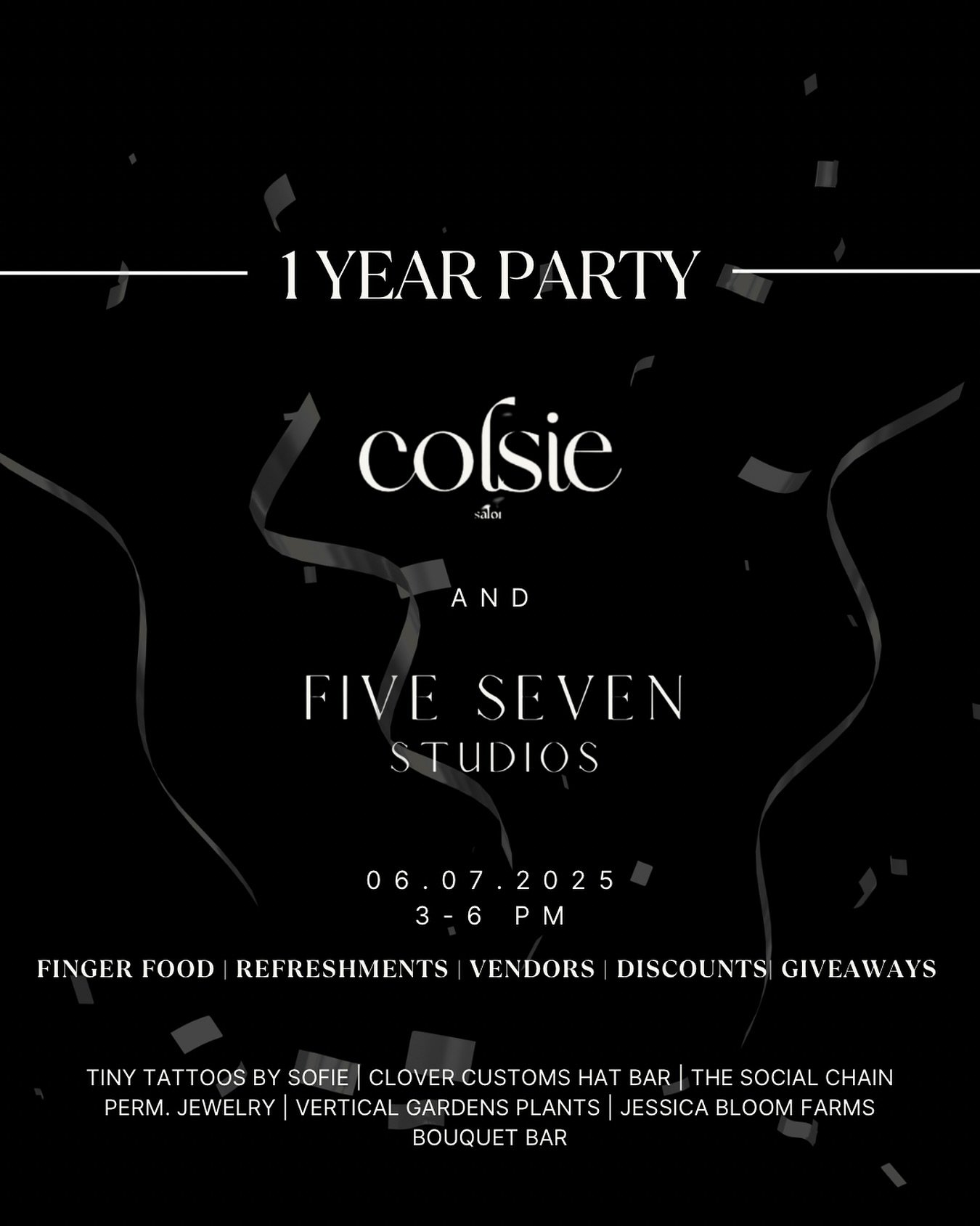 Can&rsquo;t believe it&rsquo;s already been a year!!!

We&rsquo;re throwing a party to celebrate and you&rsquo;re invited &mdash; June 7th from 3&ndash;6 PM! Come hang with us, grab some snacks, enjoy giveaways, and shop with some amazing vendors!!! 