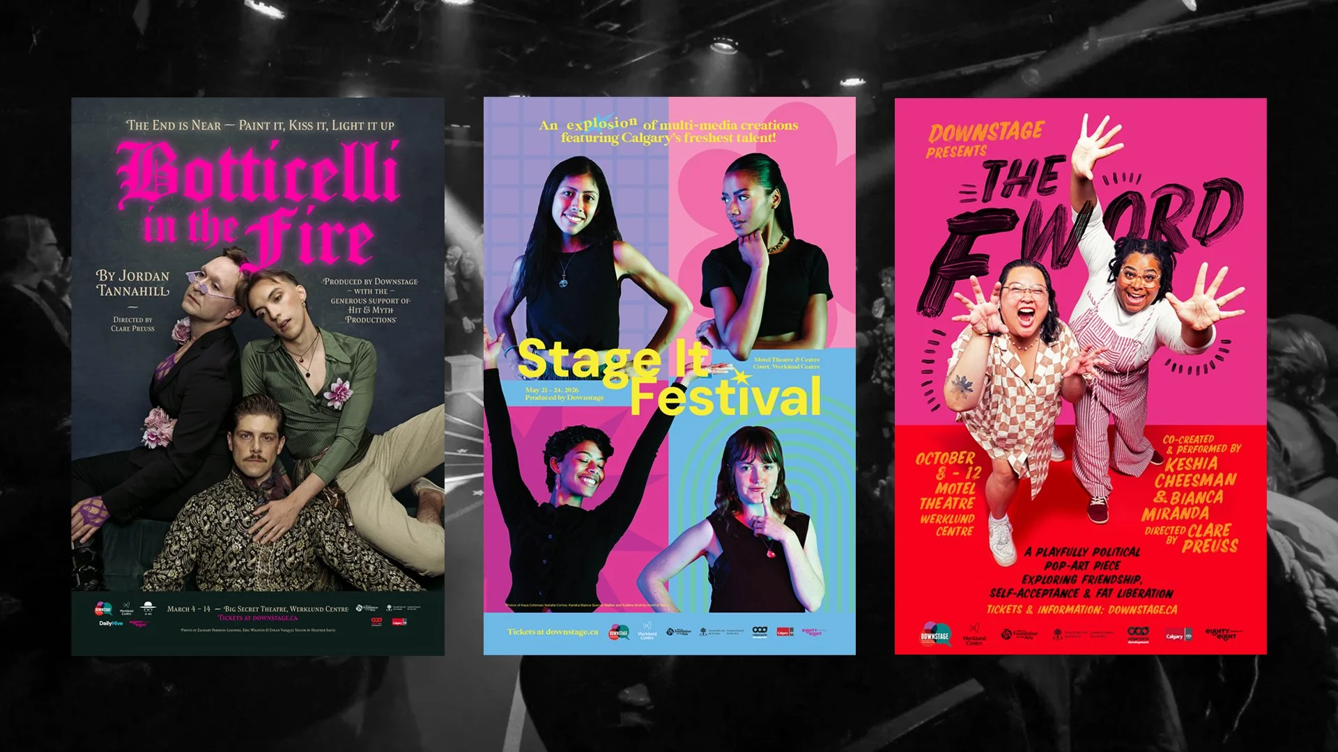 Downstage Theatre: 25/26 Season, Art Direction / Photography / Graphic Design
