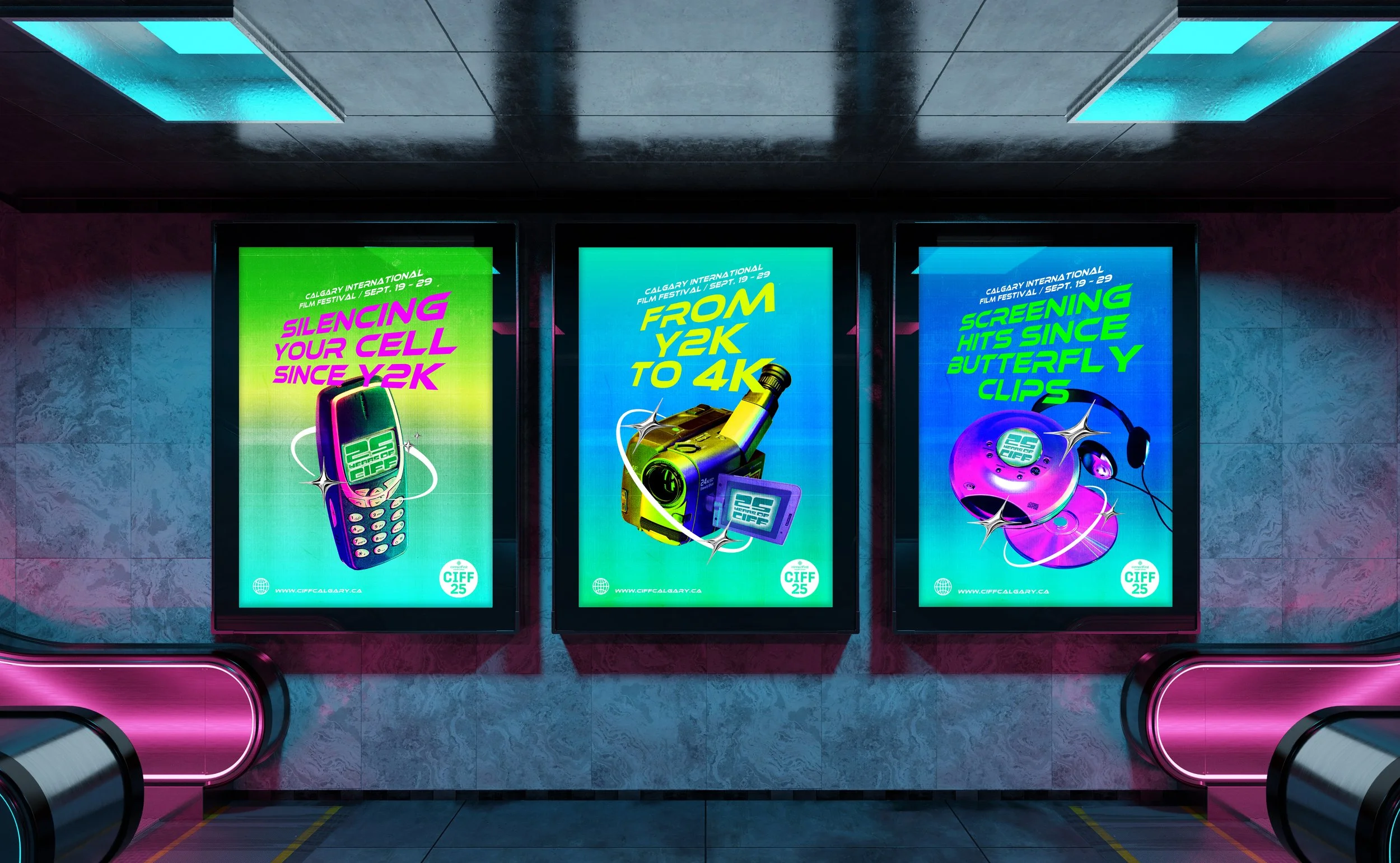 Calgary International Film Festival 25th Anniversary Campaign: Creative Direction / Photography / Design