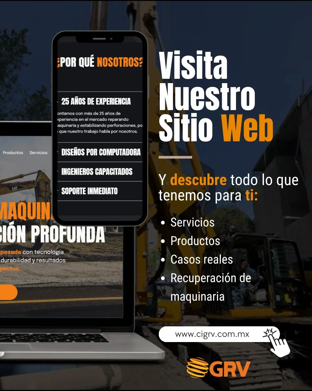 Los secretos de la maquinaria de cimentaci&oacute;n profunda en un mismo lugar🚜🔥

Consulta nuestros servicios ⚙️
▪️Reparaci&oacute;n
▪️Mantenimiento
▪️Refacciones

&iquest;Tienes dudas?
🔻Escr&iacute;benos o deja tu comentario🔻

https://www.cigrv.