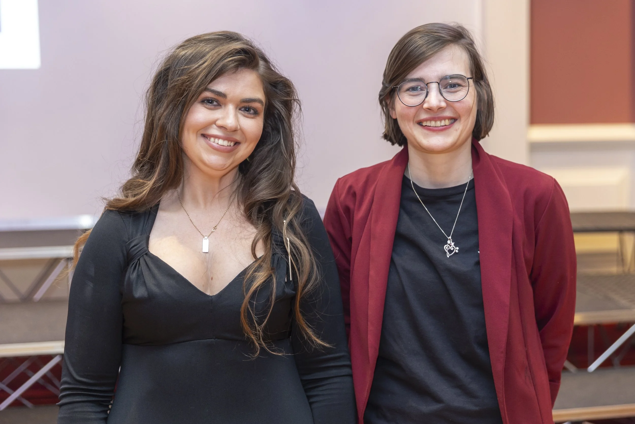 Muisical Director Ciara Murphy with composer Laura Shiels