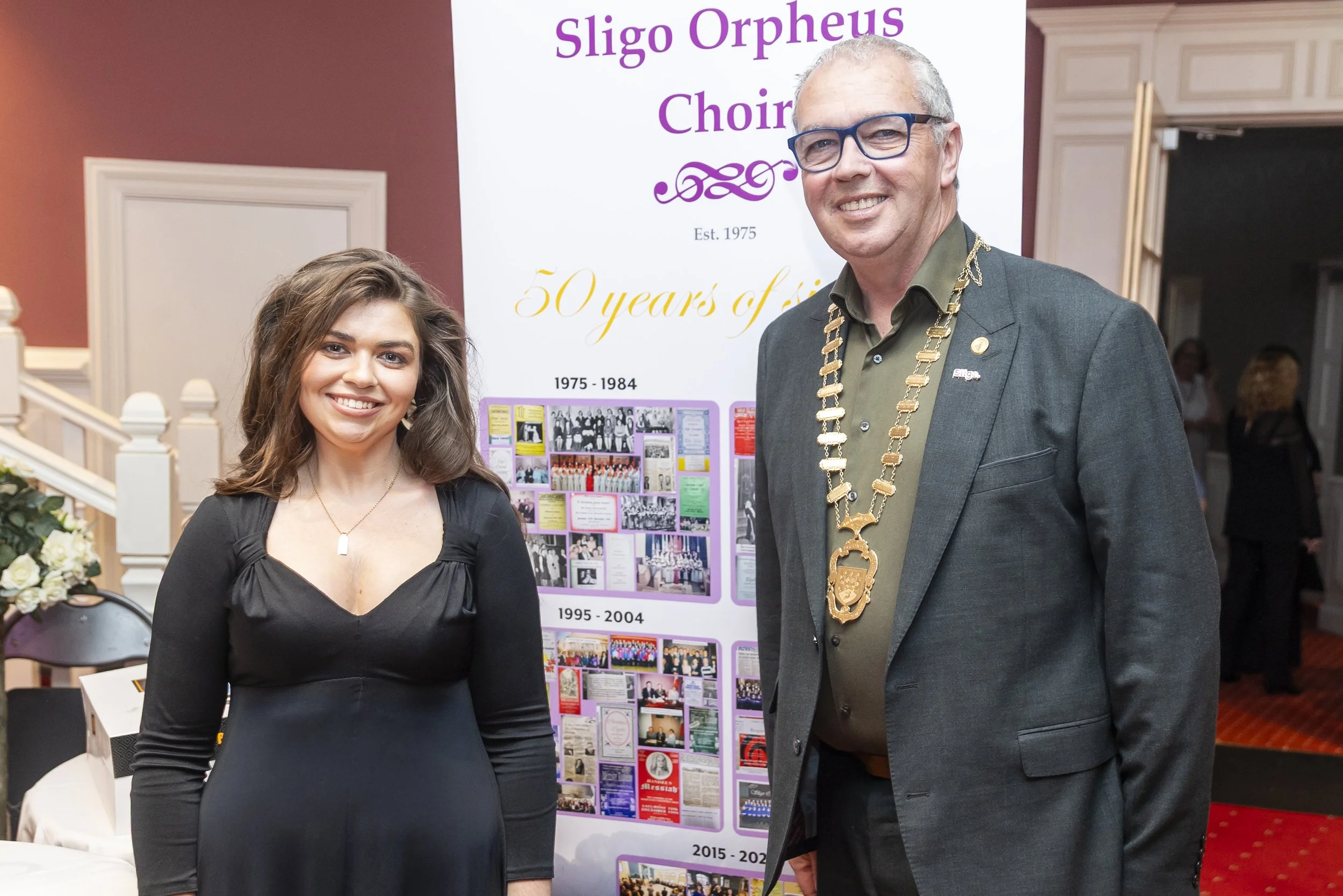 Ciara Murphy with Cllr Donal Gilroy