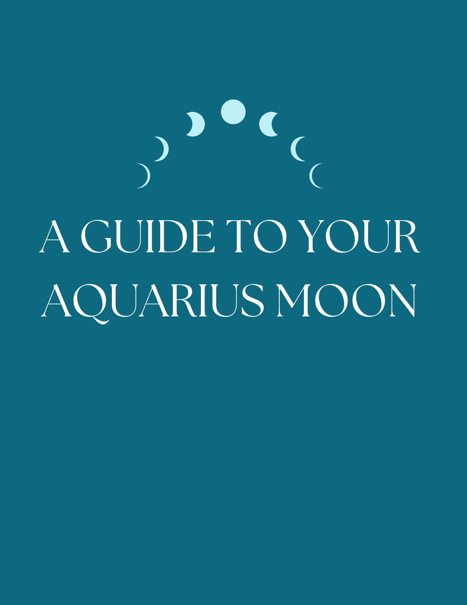 Aquarius Moon Guide (Free!)
