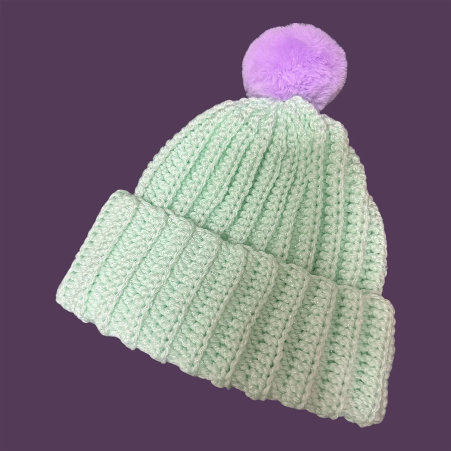 sparkly mint beanie.JPG