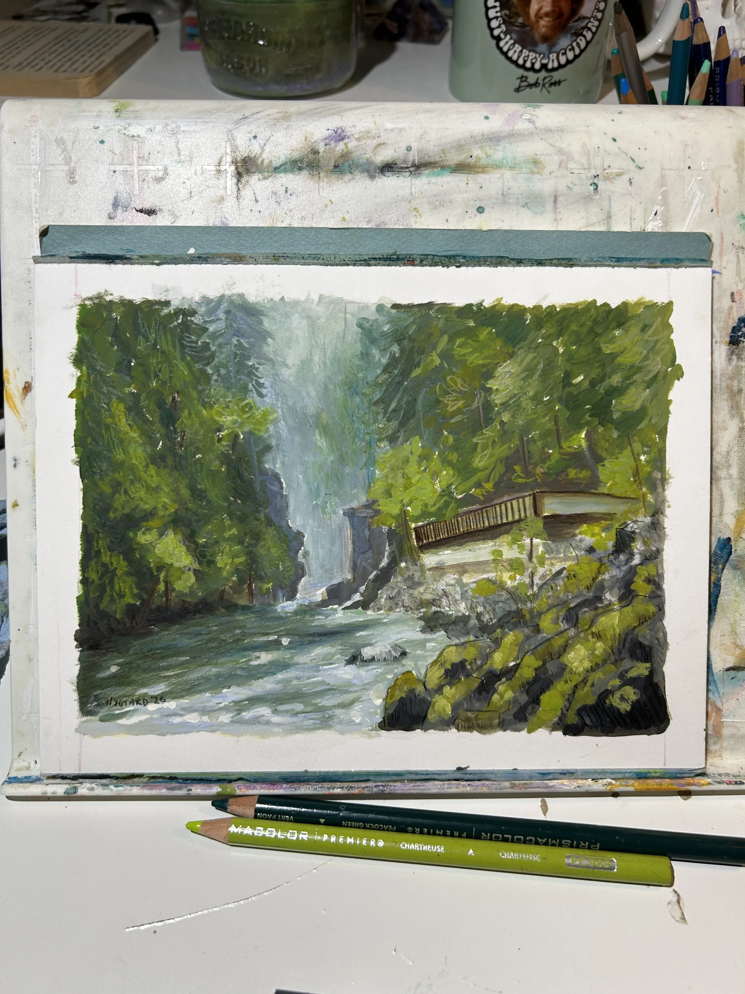Capilano River Painting