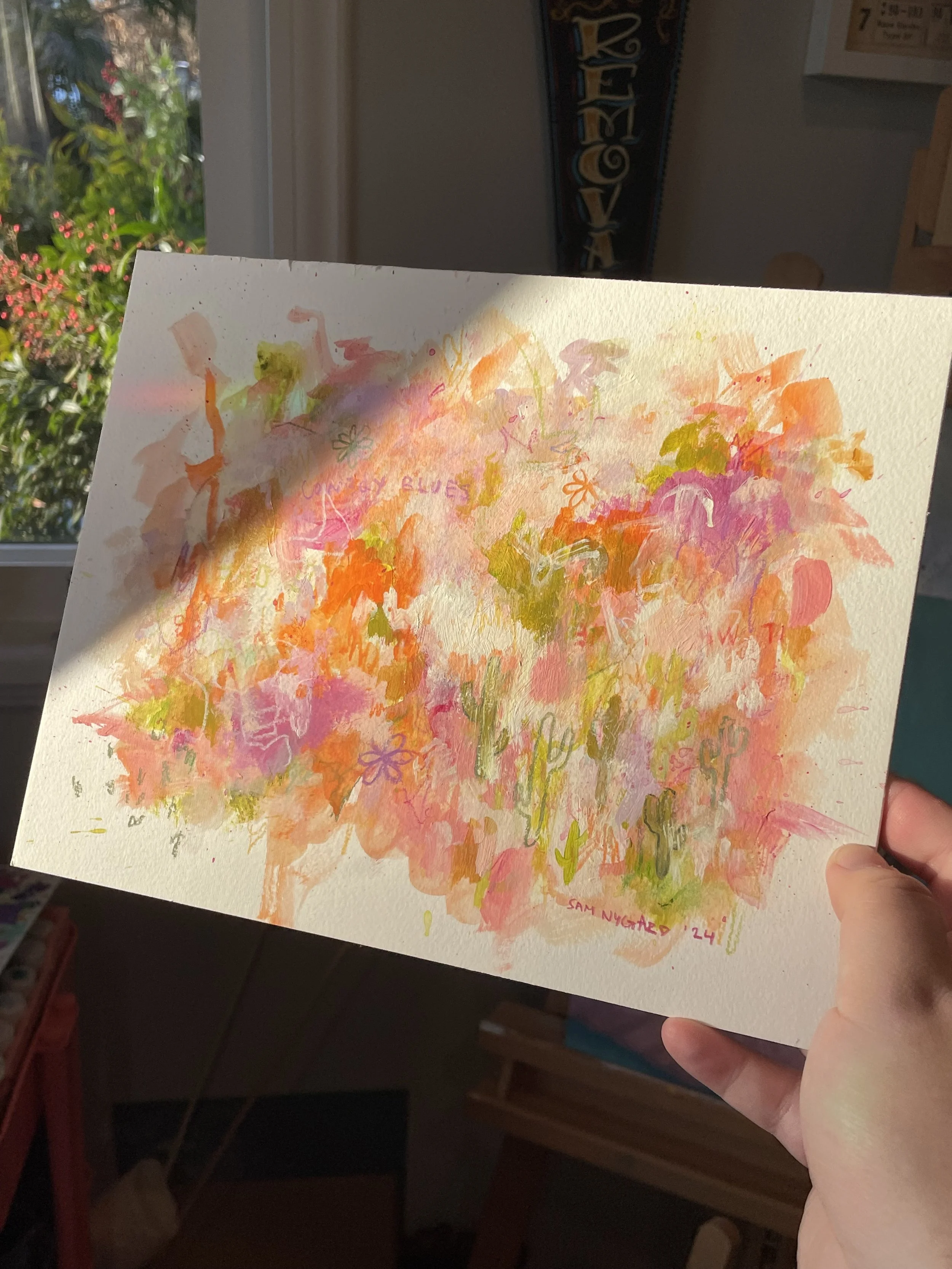 Cowboy Blues - Abstract