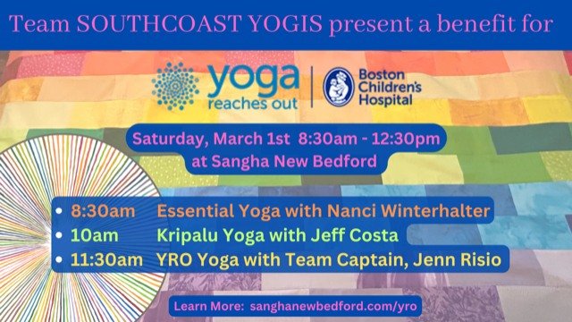 ✨✨Yoga Reaches Out Benefit Classes starts THIS SATURDAY! ✨✨
