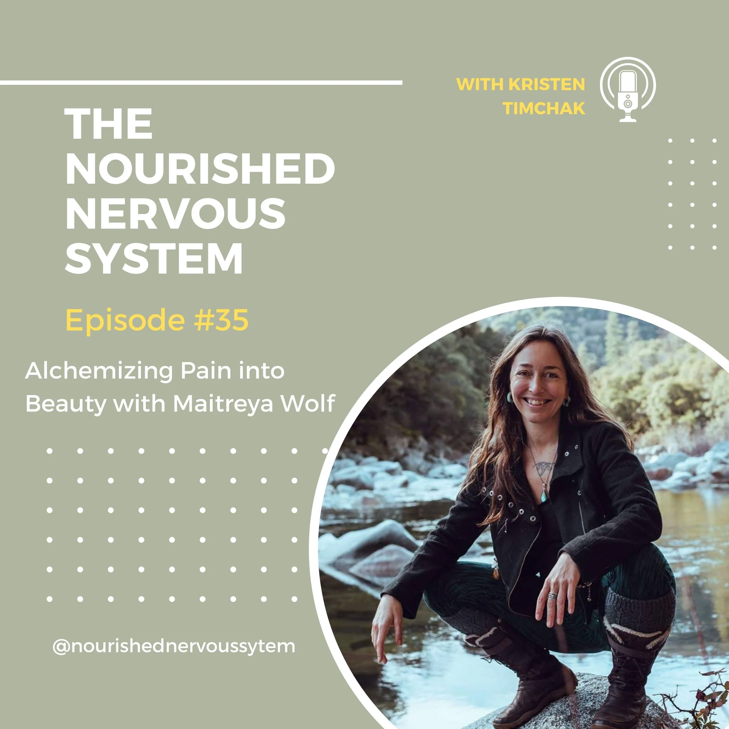 Episode 35 -Alchemizing Pain into Beauty with Maitreya Wolf
