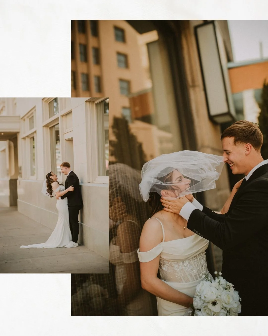 Some wedding days are big celebrations. Others are beautifully simple.

These two said "I do" in front of their family and closest friends, we spent a little under an hour making portraits together, and then they headed straight to the airp