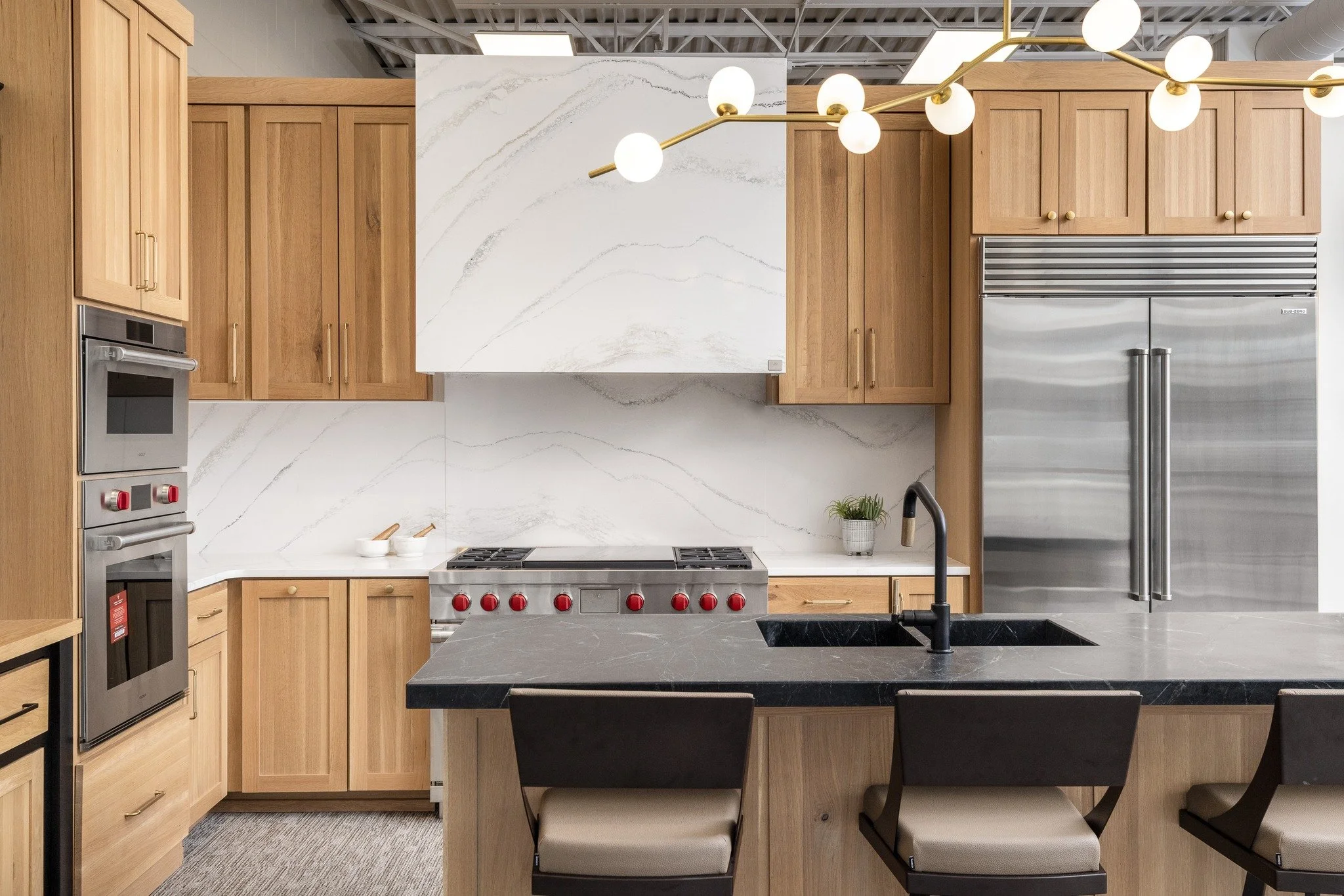 Custom cabinetry allows you to curate a space to fit your lifestyle and functionality needs. 
Our showroom offers a large selection custom cabinetry, countertops, tile, hardware &amp; appliances with the assistance of an experienced team to help you 