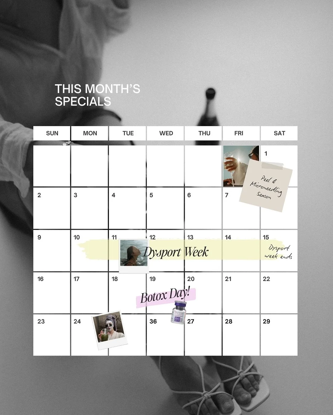 If you missed October&rsquo;s specials, this might be your second chance 💉 👇 

November is all about SAVING ( ✨ and glowing ✨)

💛 DYSPORT WEEK | NOV 10&ndash;15
Earn DOUBLE Aspire Rewards when you redeem points on your Dysport treatment.
That mean