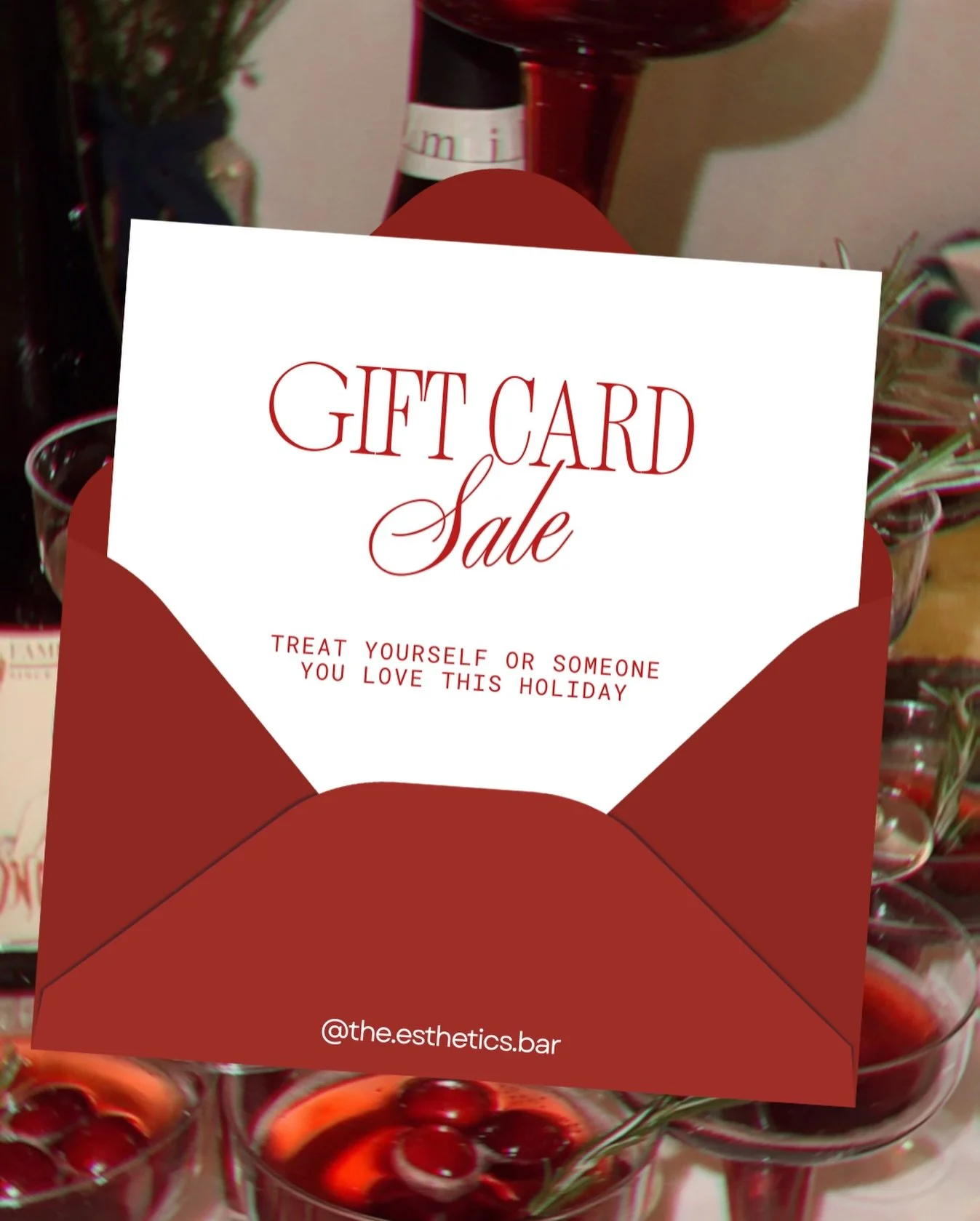 Holiday gift cards are officially HERE&hellip; and you get a little extra with every amount ✨

Buy $300 &rarr; 𝗚𝗘𝗧 $𝟯𝟱𝟬
Buy $600 &rarr; 𝗚𝗘𝗧 $𝟳𝟱𝟬
Buy $1,200 &rarr; 𝗚𝗘𝗧 $𝟭,𝟱𝟬𝟬
Buy $2,000 &rarr; 𝗚𝗘𝗧 $𝟮,𝟱𝟬𝟬

For you, your sister