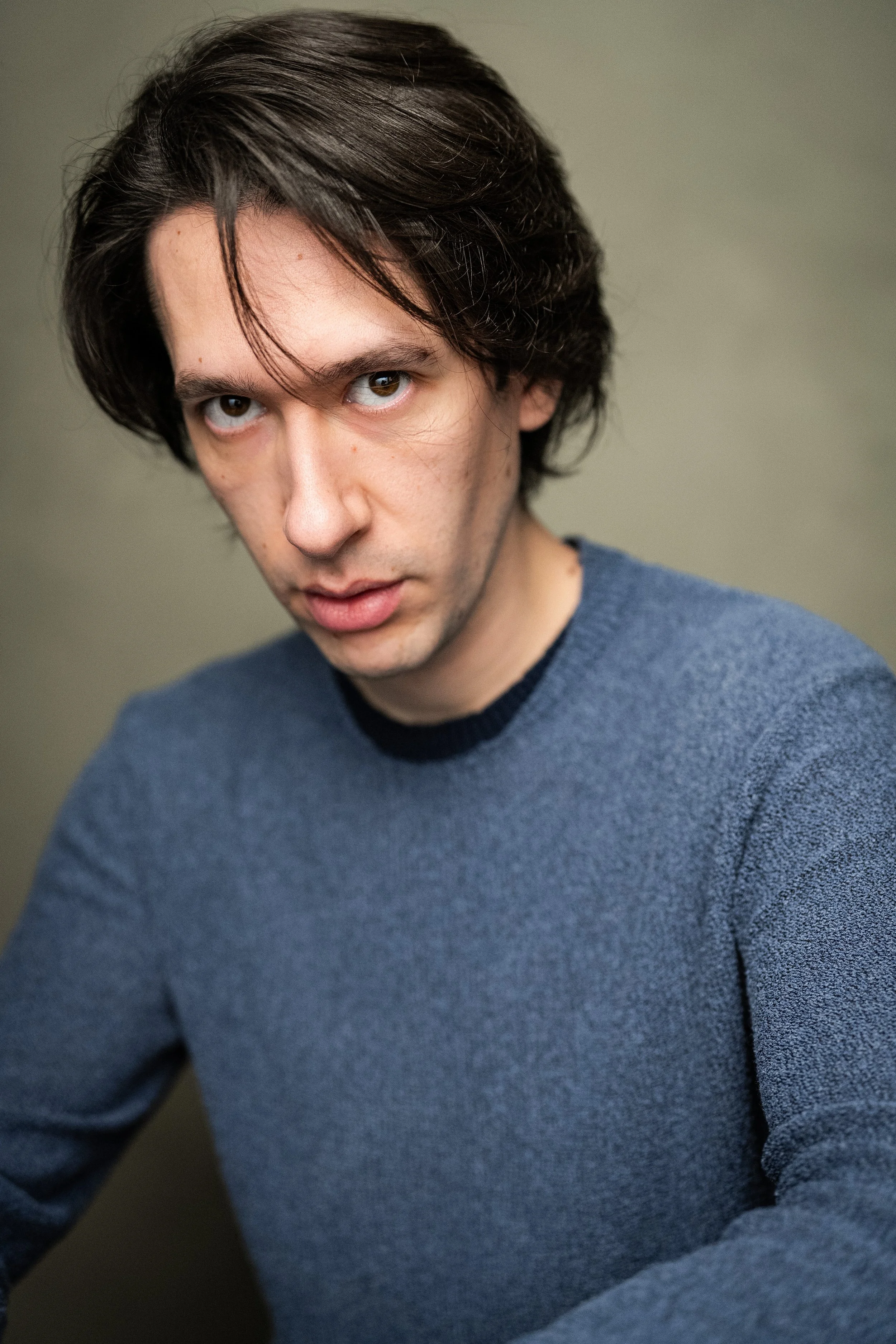 Headshot of actor Christian Pascolutti by YellowBelly London.