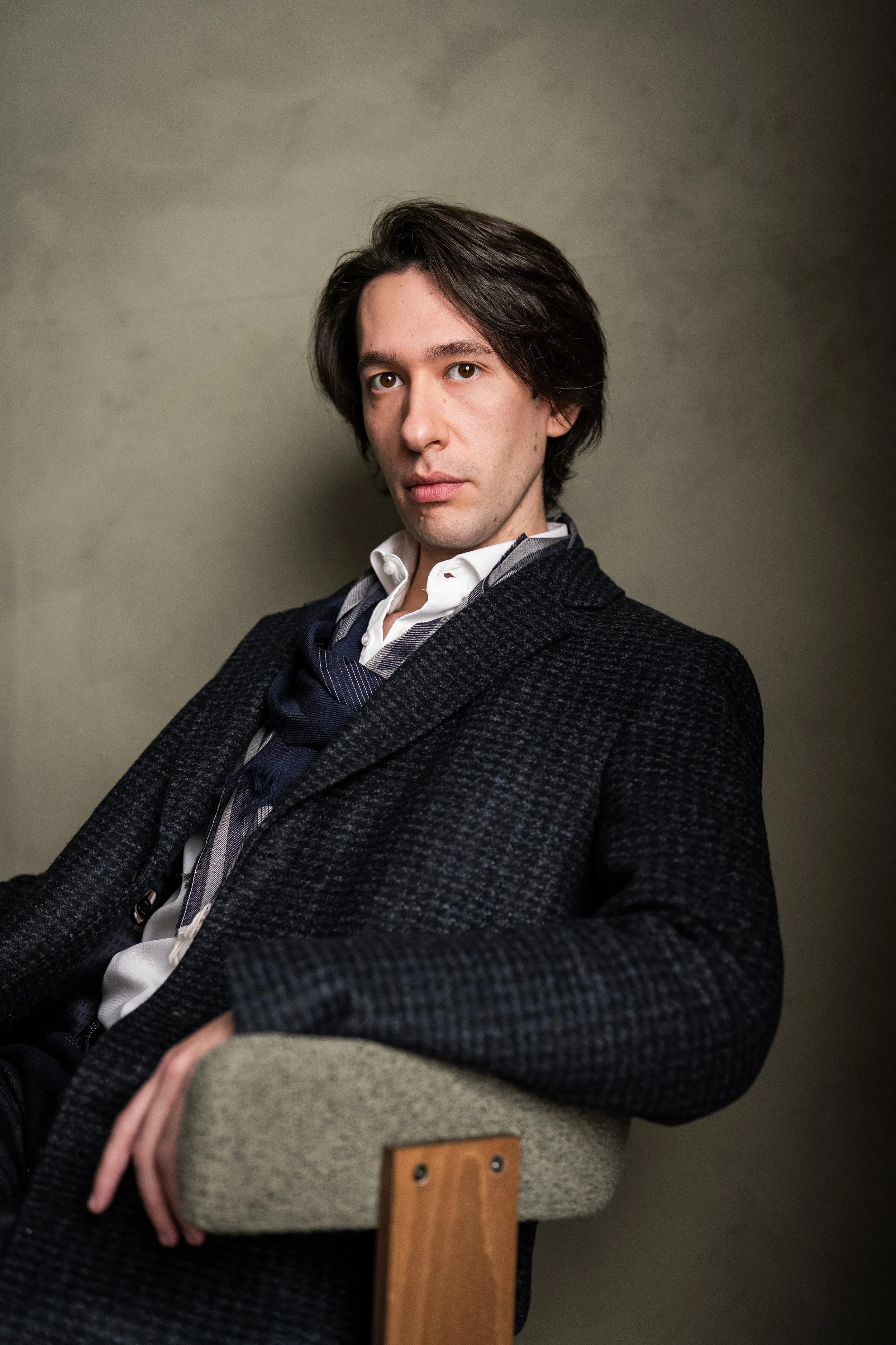 Headshot of actor Christian Pascolutti by YellowBelly London.