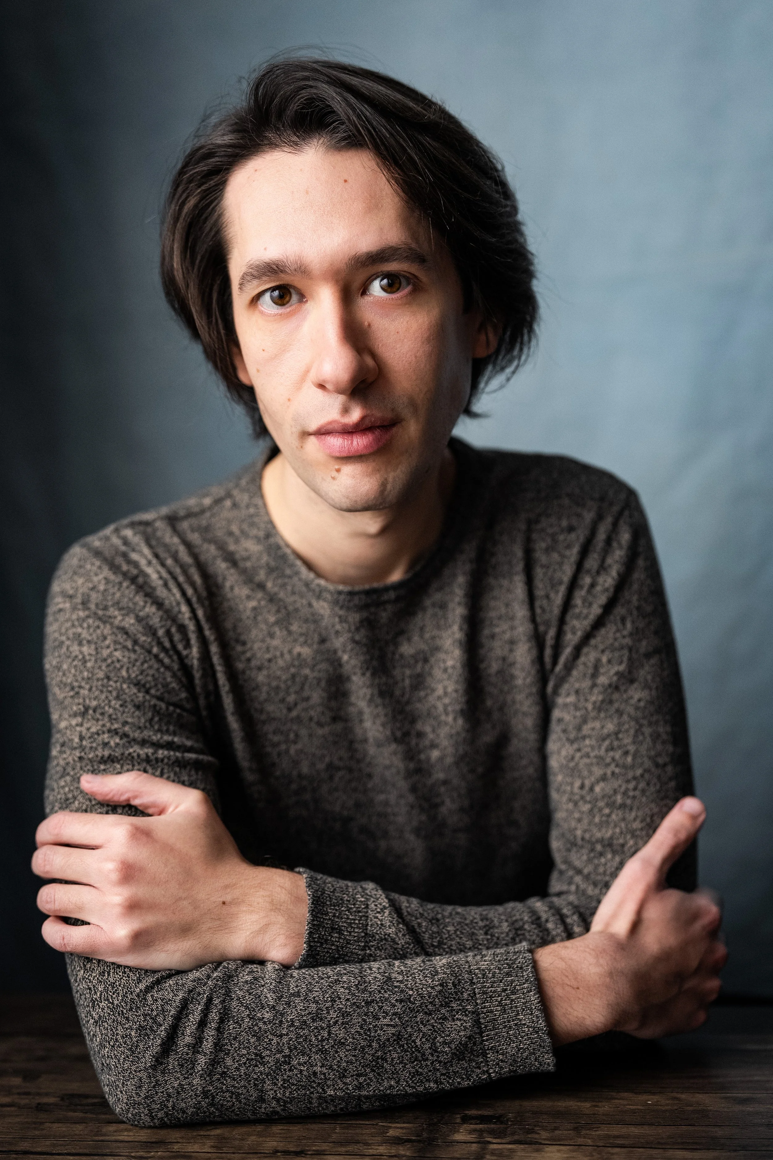 Headshot of actor Christian Pascolutti by YellowBelly London.