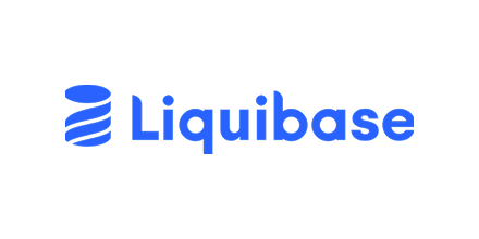 Liquibase logo with stylized 'L' icon and blue text