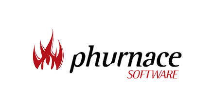 Phurnace Software logo with a stylized flame icon and black and red text