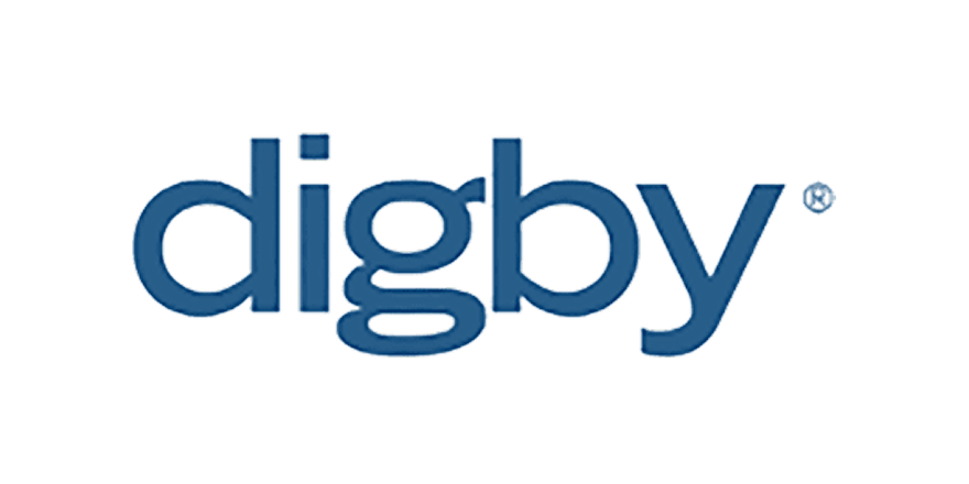 Logo of the Dish Network, featuring the word 'dishy' in blue lowercase letters with a registered trademark symbol.